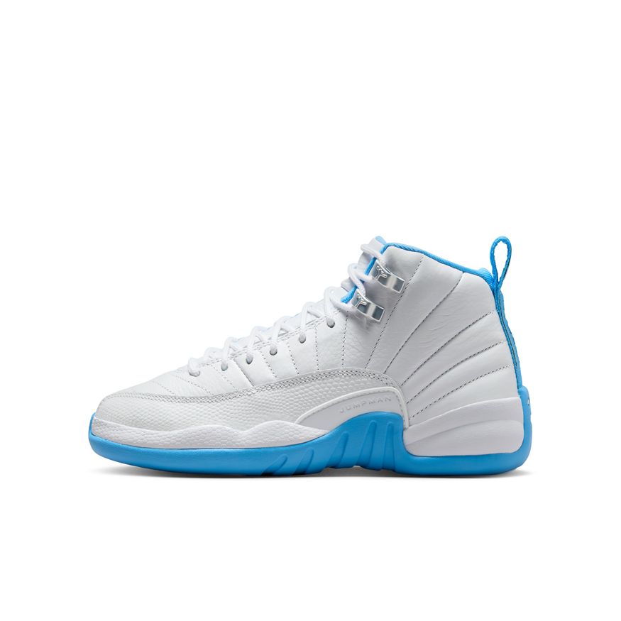 Y Air Jordan 12 Retro "White and University Blue" 153265-112