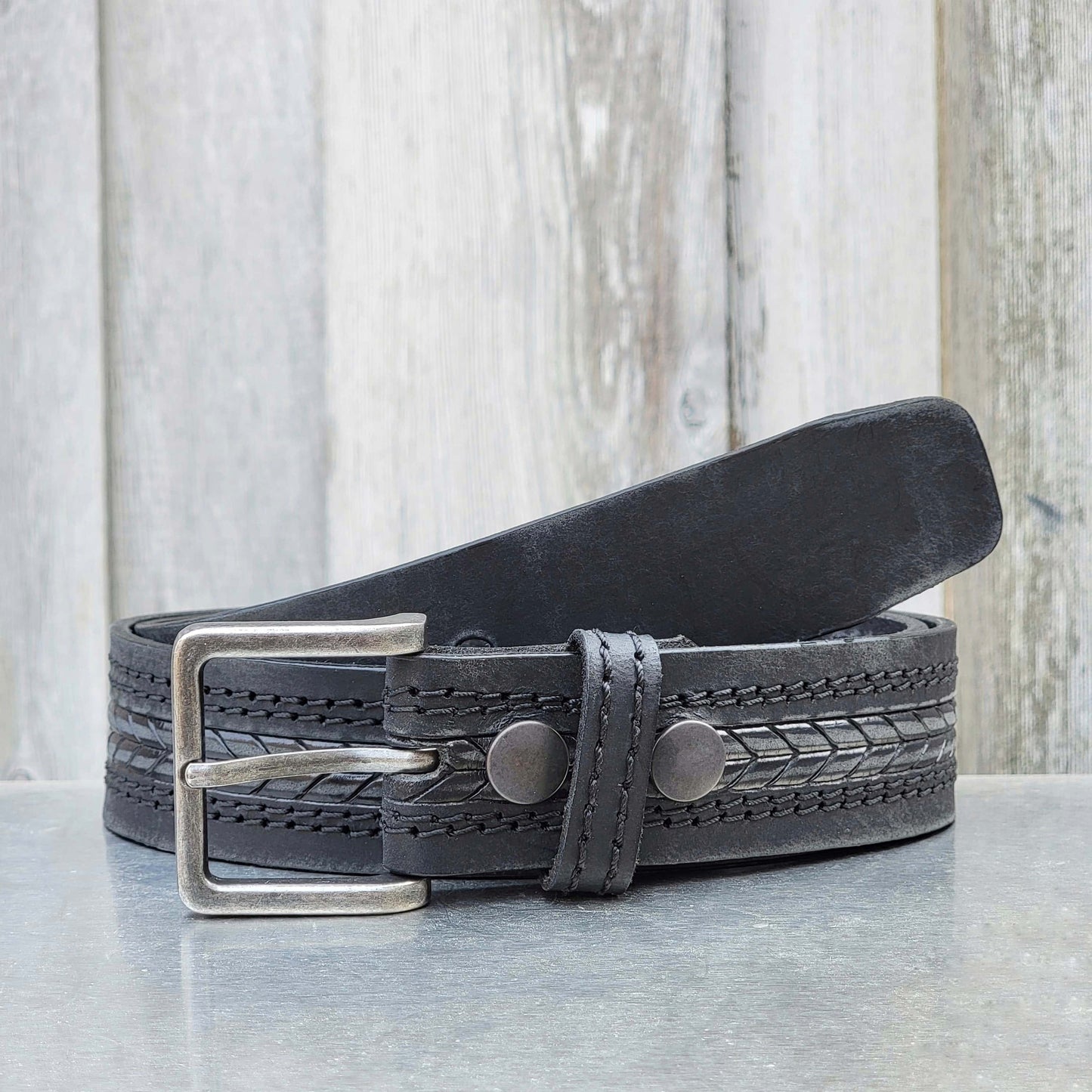 The Purpose Belt - Arrow Patterned 100% Real Leather Belt