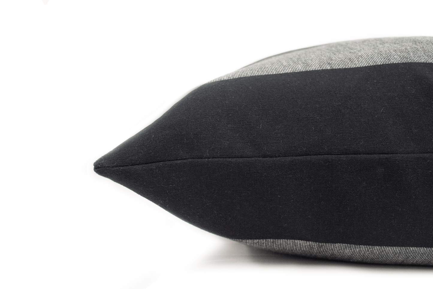 Coal Stripe Cushion Cover