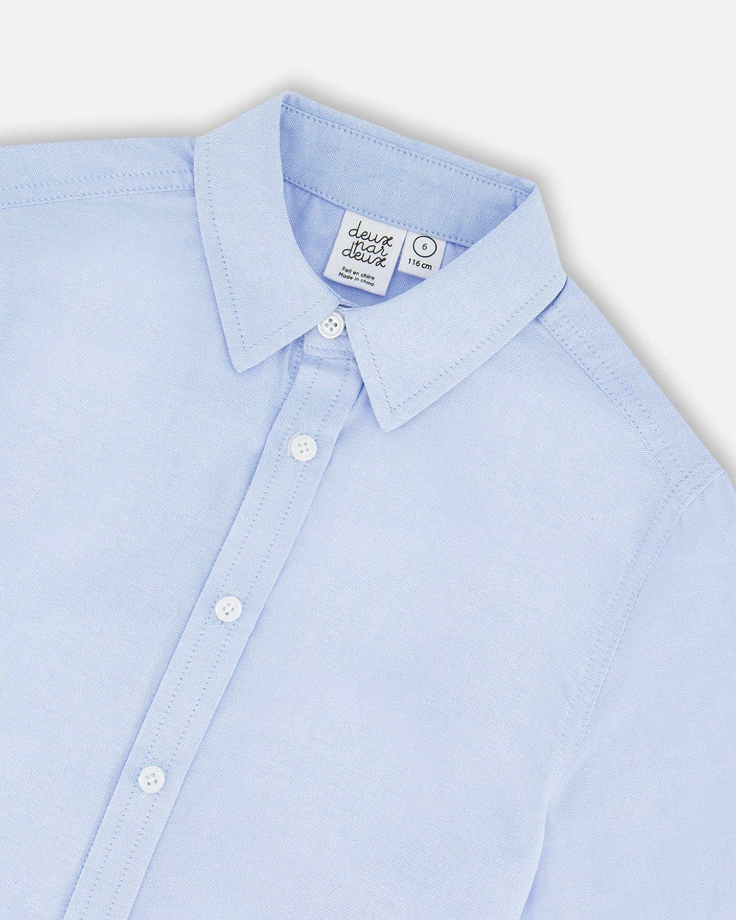 Long Sleeve Button Down Shirt Pale Blue