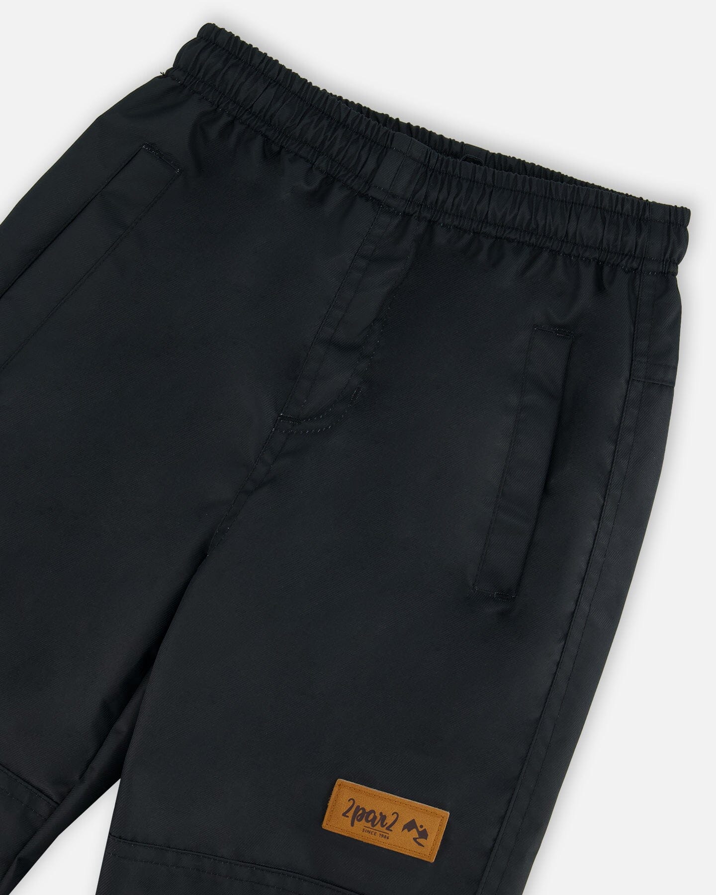 Two-Piece Mid-Season Outerwear Set Royal Blue And Black