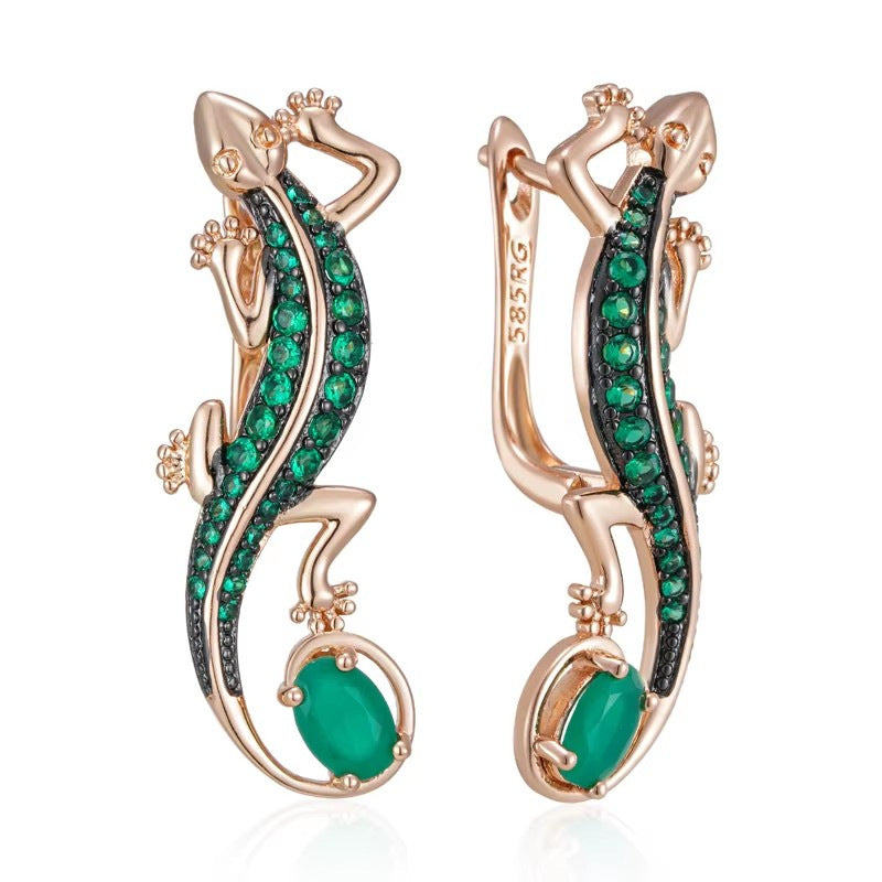 Hollow Pattern Heart-shaped Earrings For Women