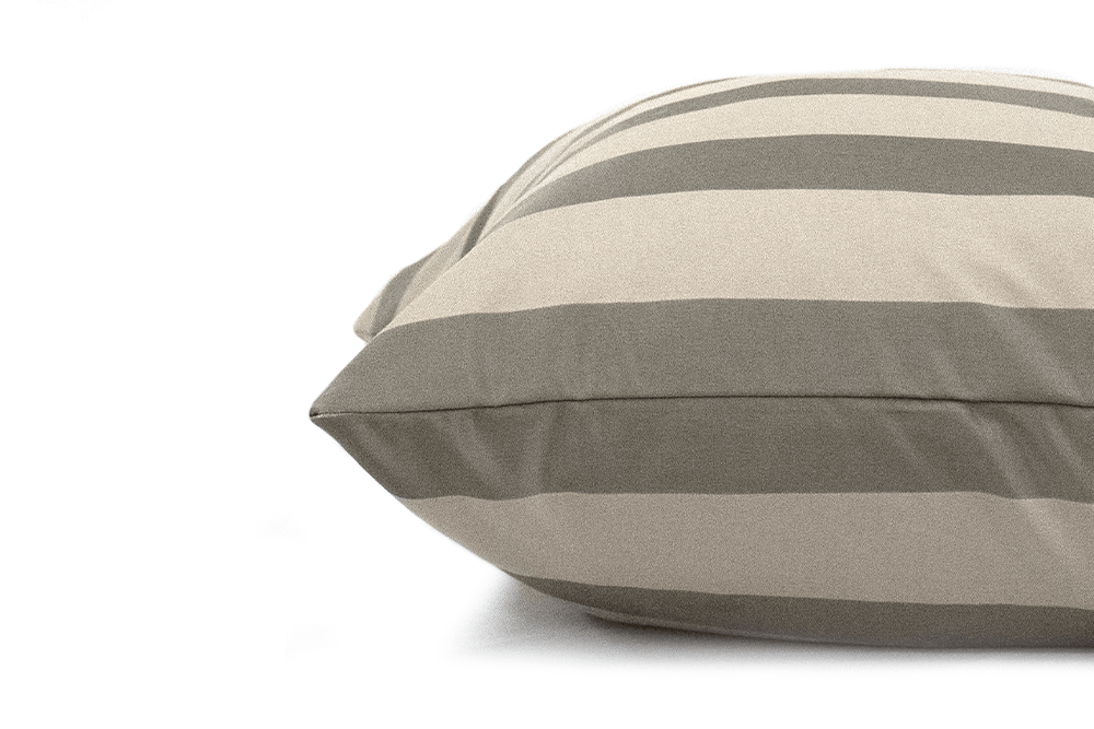 Dove Stripe Cushion Cover