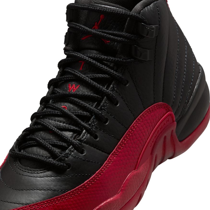 Y Air Jordan 12 Retro "Black and Varsity Red" 153265-002