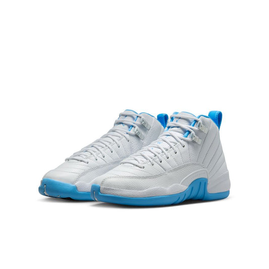 Y Air Jordan 12 Retro "White and University Blue" 153265-112