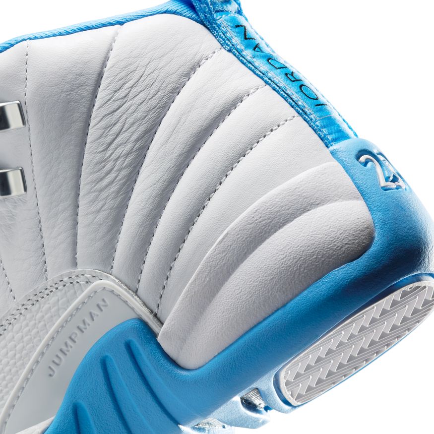 Y Air Jordan 12 Retro "White and University Blue" 153265-112