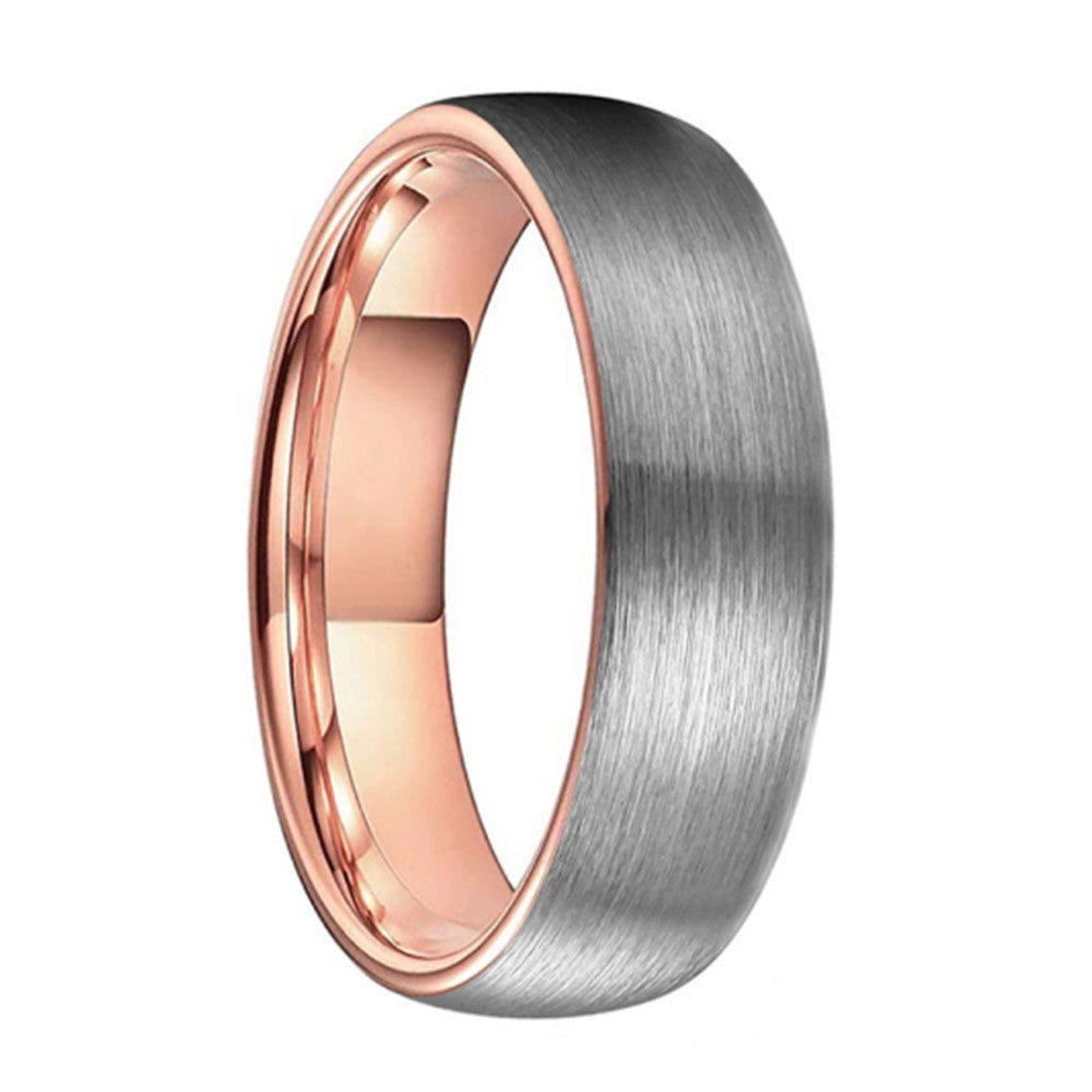 Tungsten Ring Rose Gold