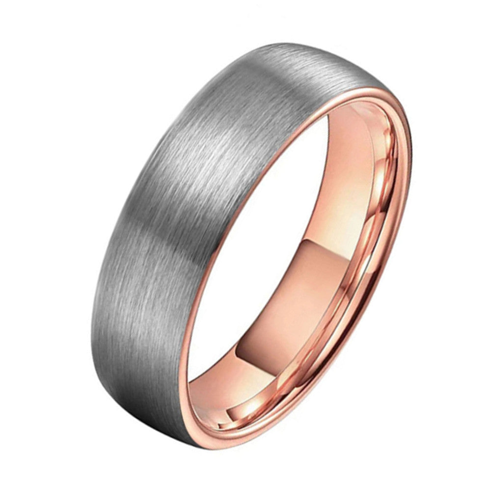 Tungsten Ring Rose Gold