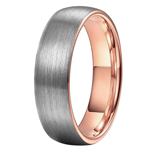 Tungsten Ring Rose Gold