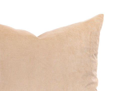 Tan Cord Cushion Cover