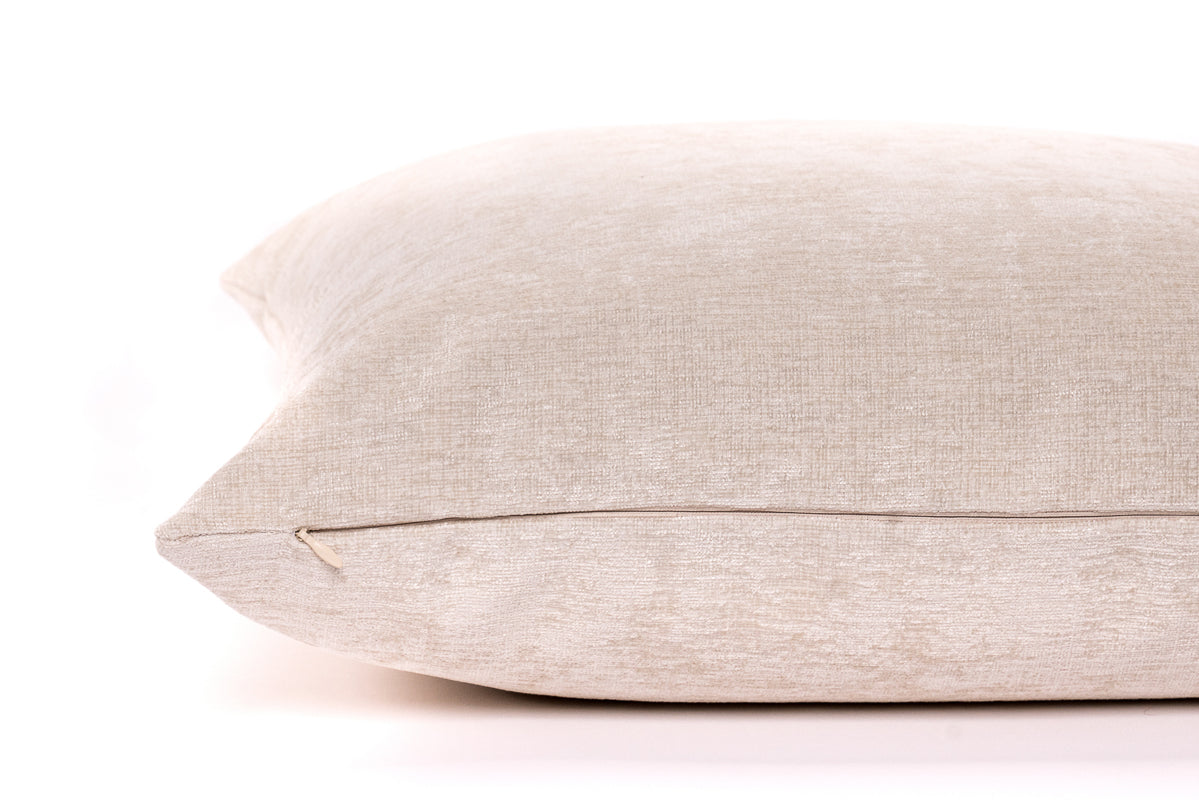 Ivory Chenille Cushion Cover