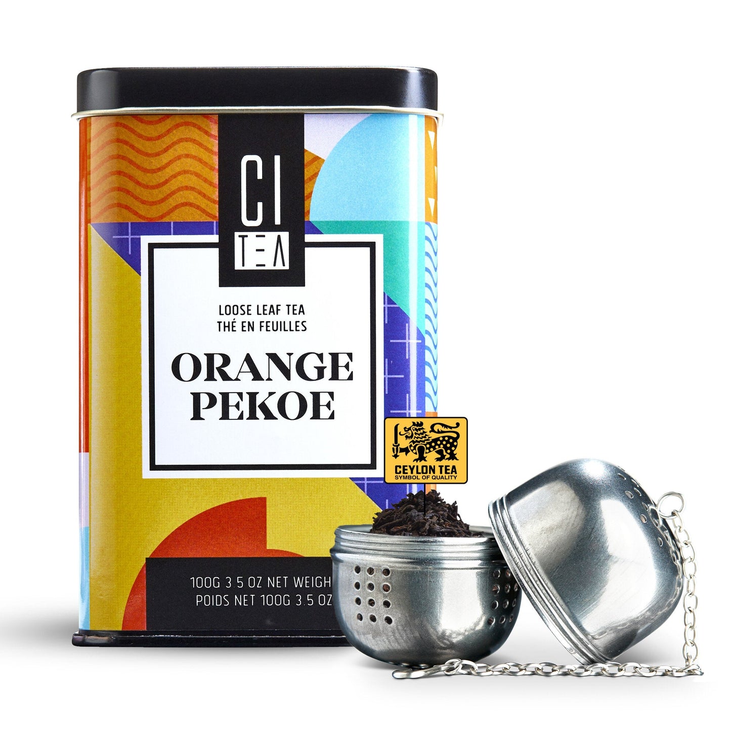 Orange Pekoe Loose Leaf Tea with Teaball