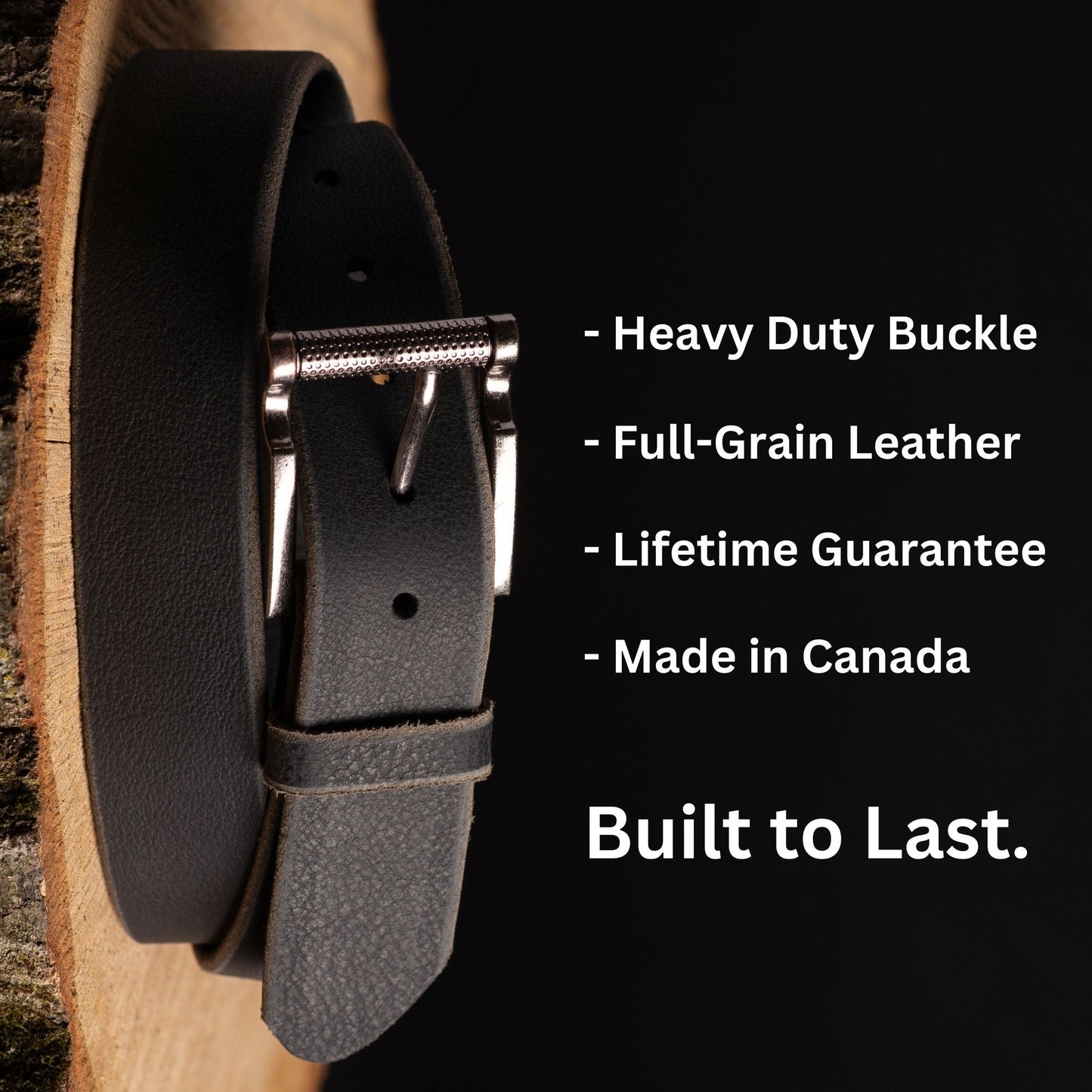 The Pinnacle Belt - Black 100 % Premium Leather Belt