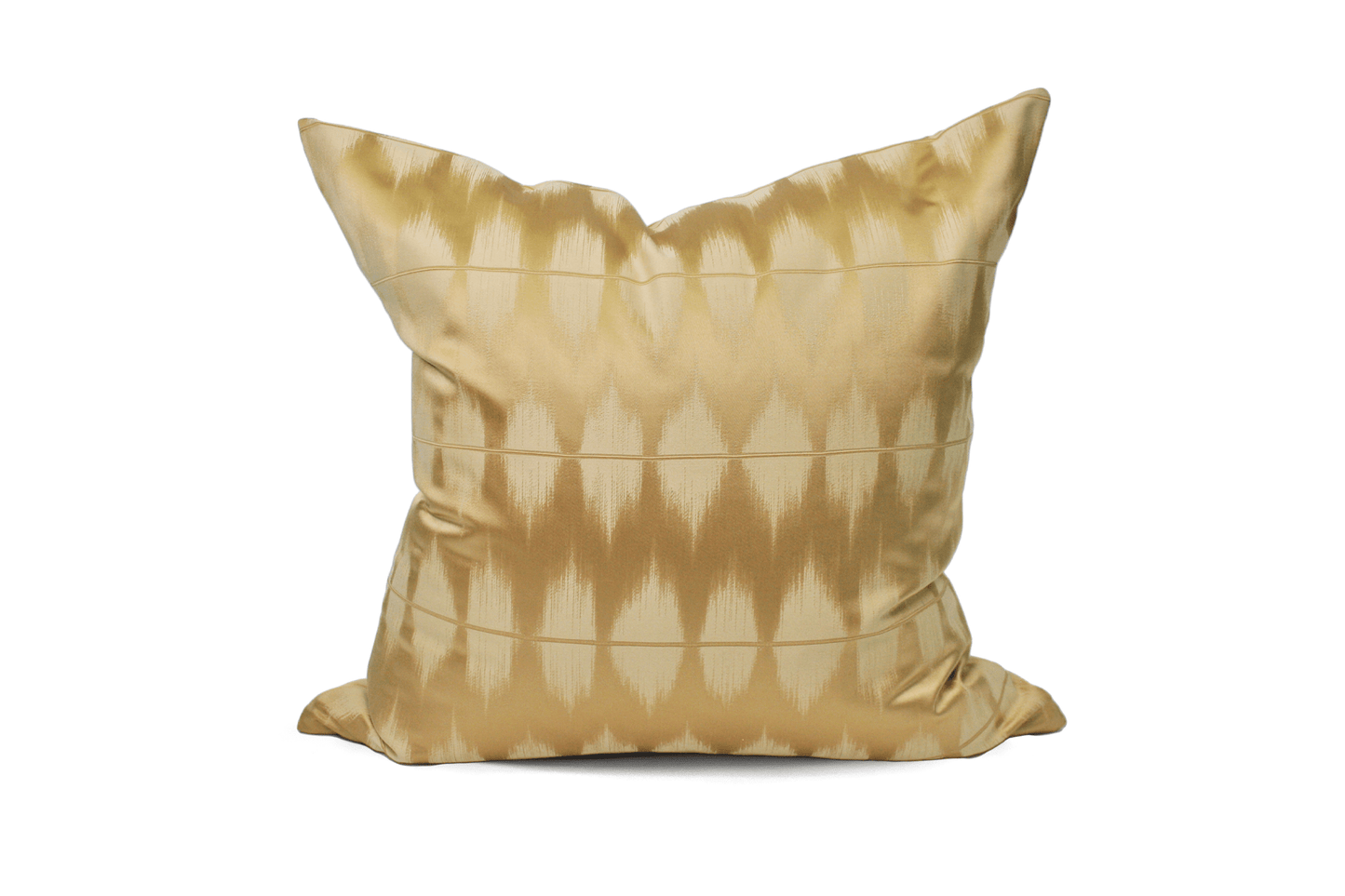 Gold Ikat Cushion Cover