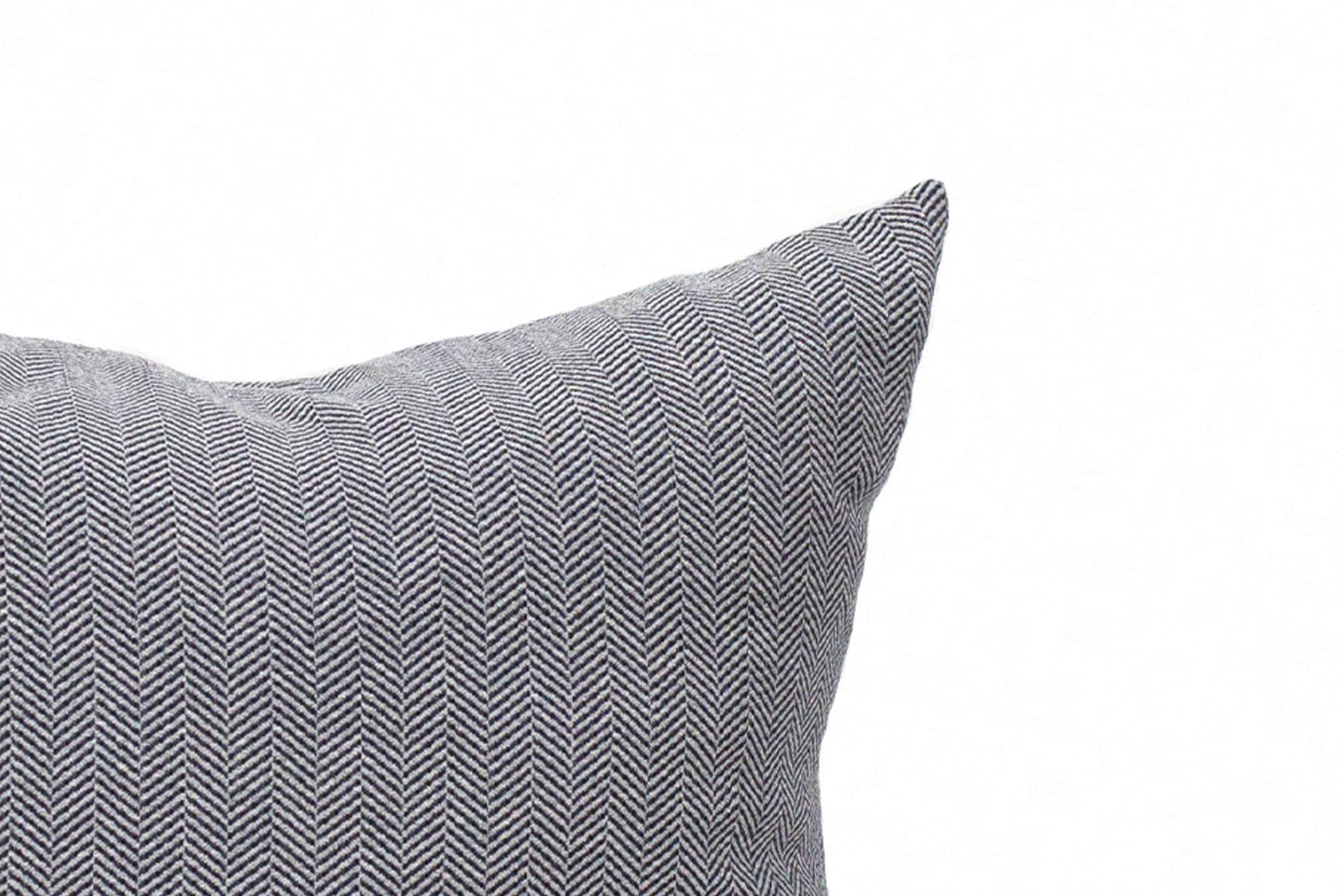 Denim Herringbone Cushion Cover