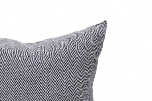 Denim Herringbone Cushion Cover