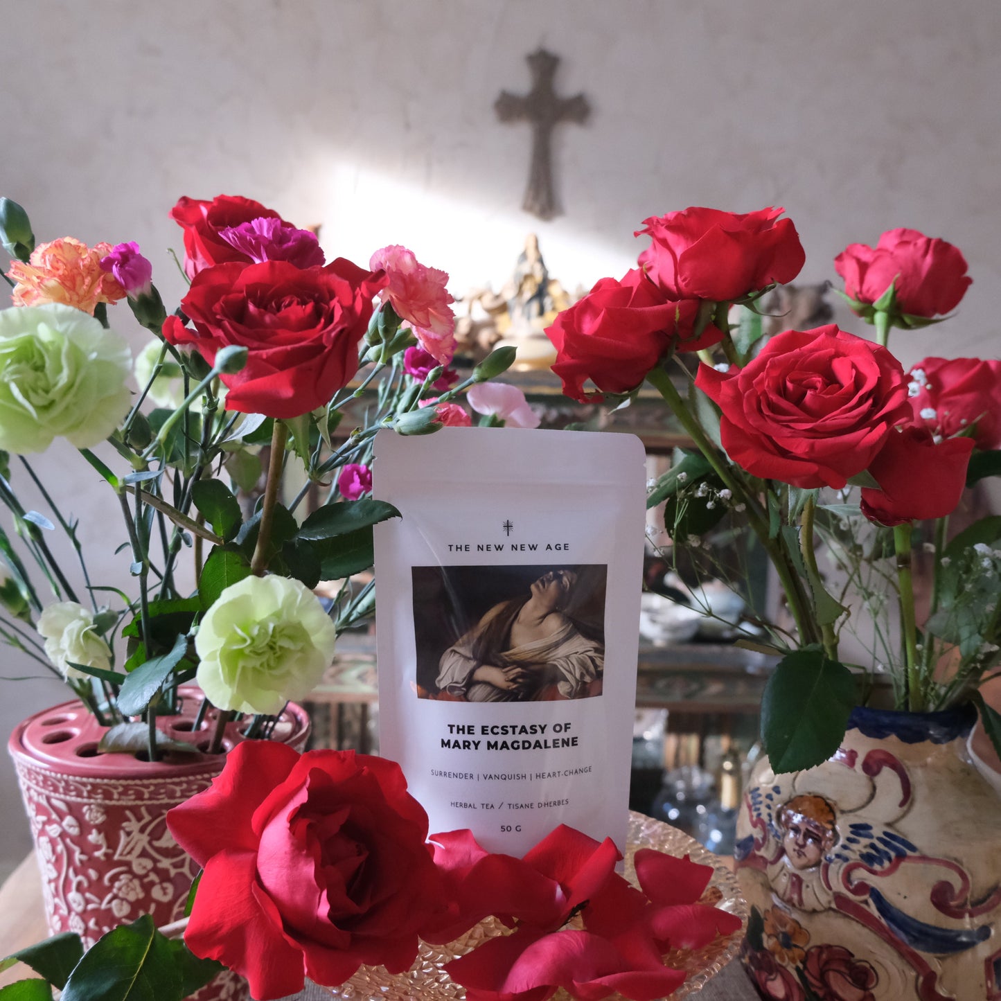 THE ECSTASY OF MARY MAGDALENE | sensuous spiced vanilla + rose rooibos