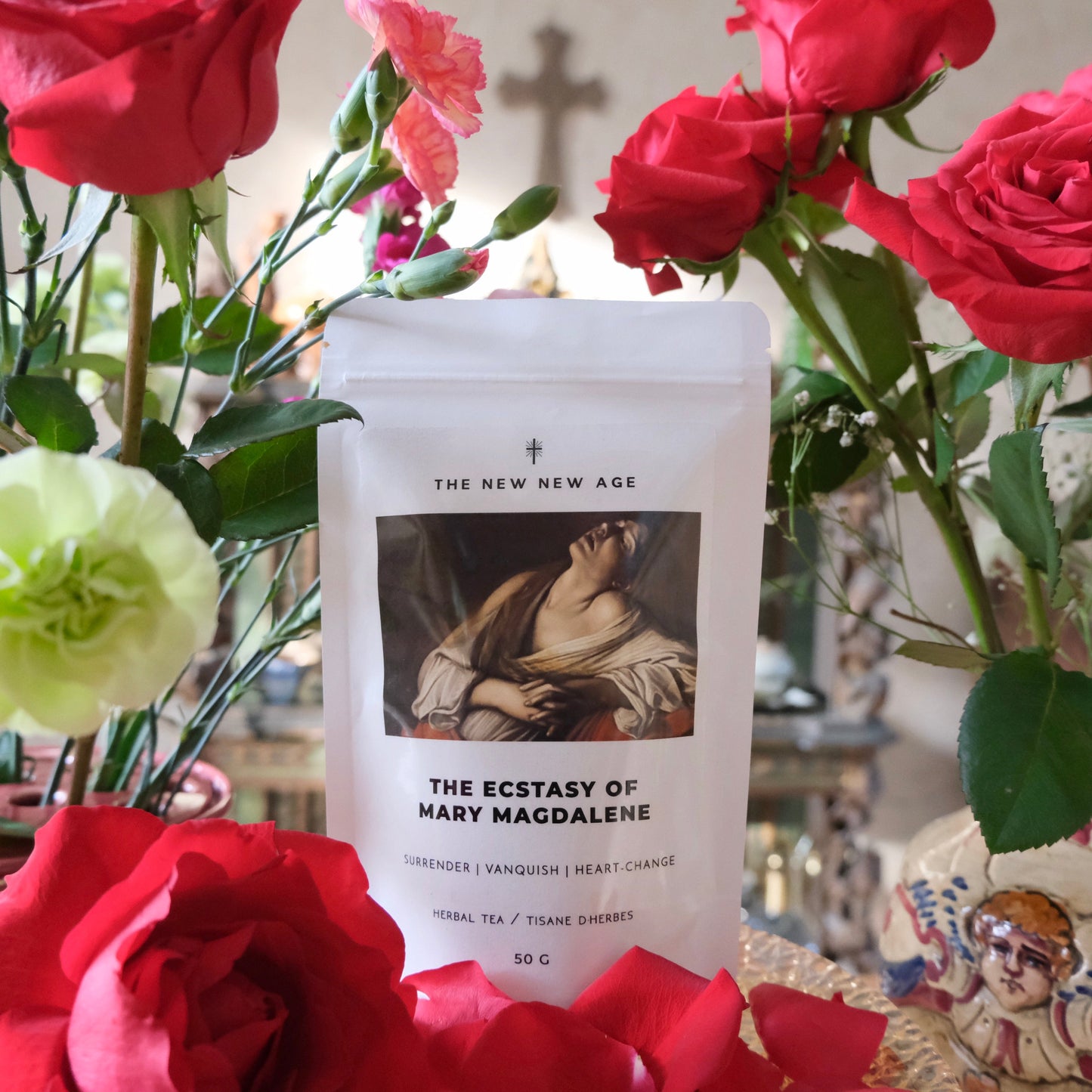 THE ECSTASY OF MARY MAGDALENE | sensuous spiced vanilla + rose rooibos