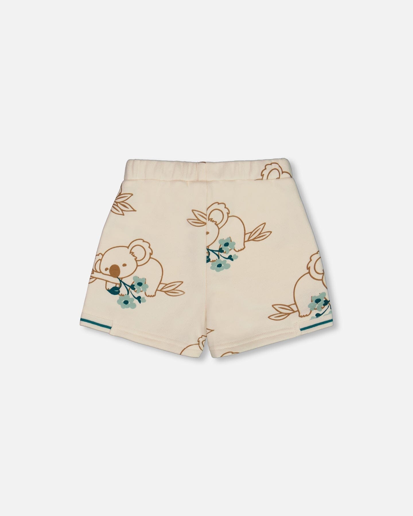 Printed French Terry Short Off-White And Koala