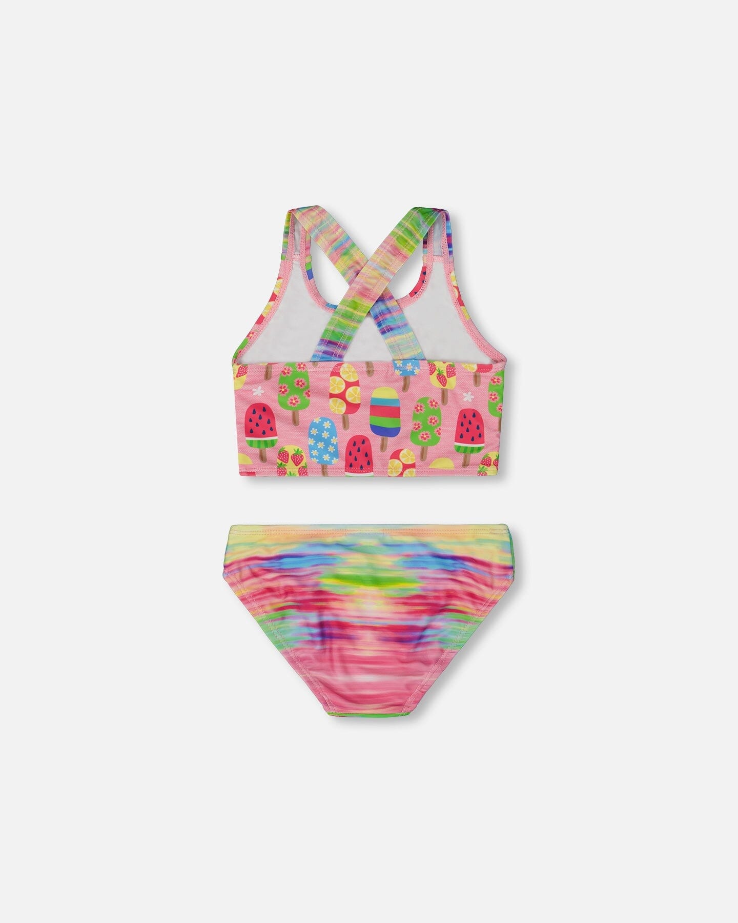 Printed Two-Piece Swimsuit Multicolored
