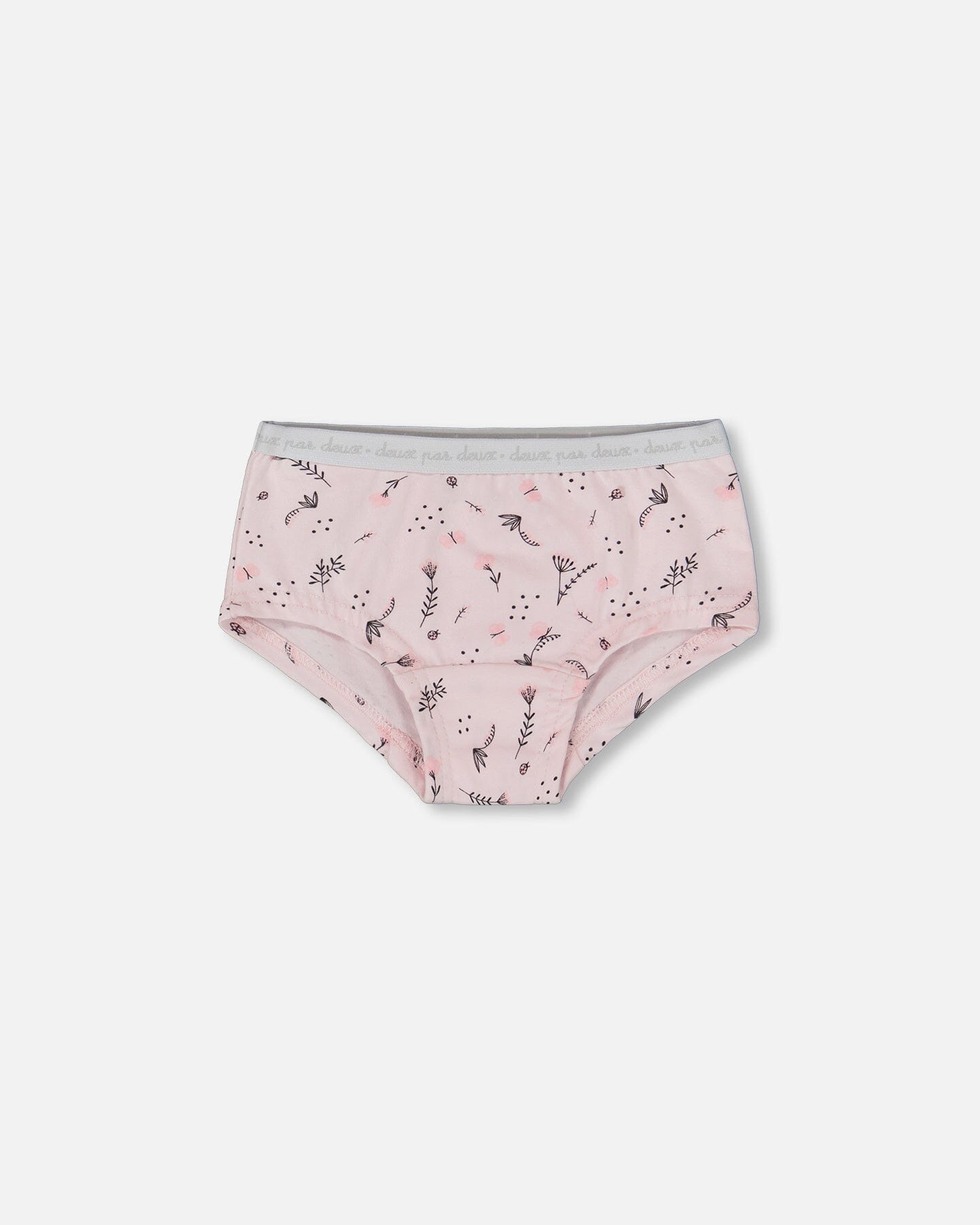 Printed Organic Cotton Boyshort Panties (Pack Of 3) Multicolored