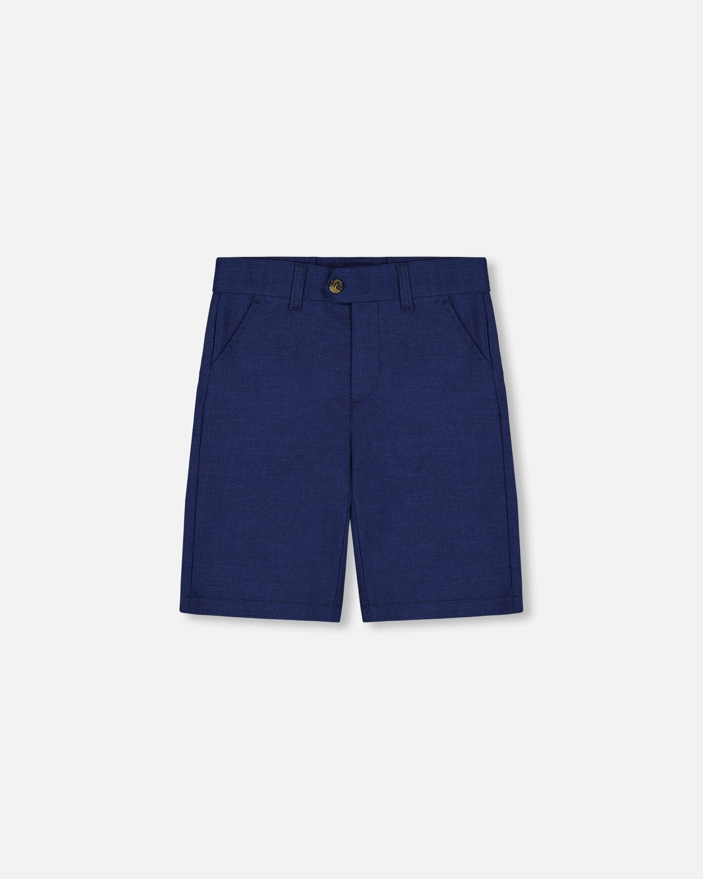 Slant Pocket Bermuda Shorts Navy Blue