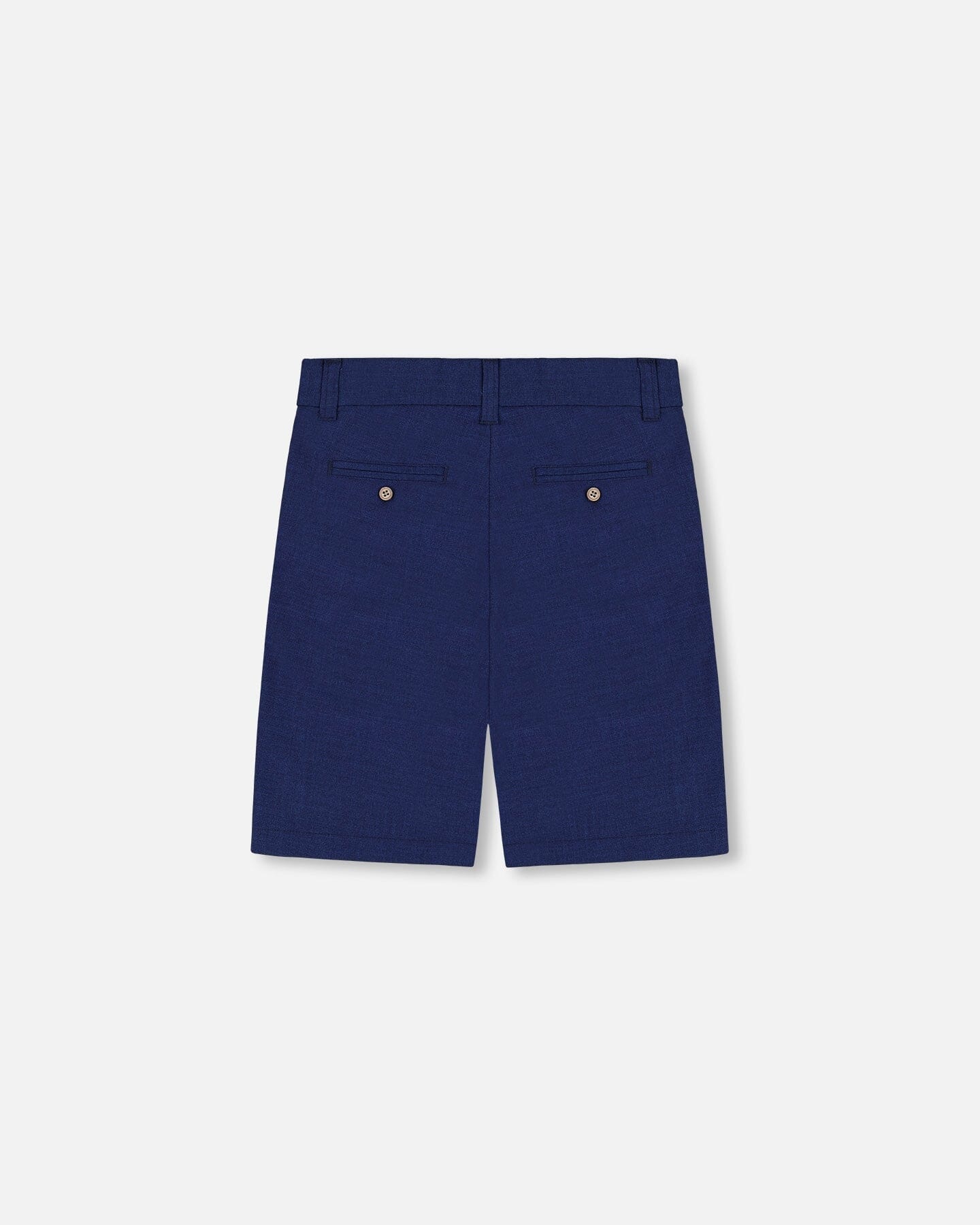 Slant Pocket Bermuda Shorts Navy Blue