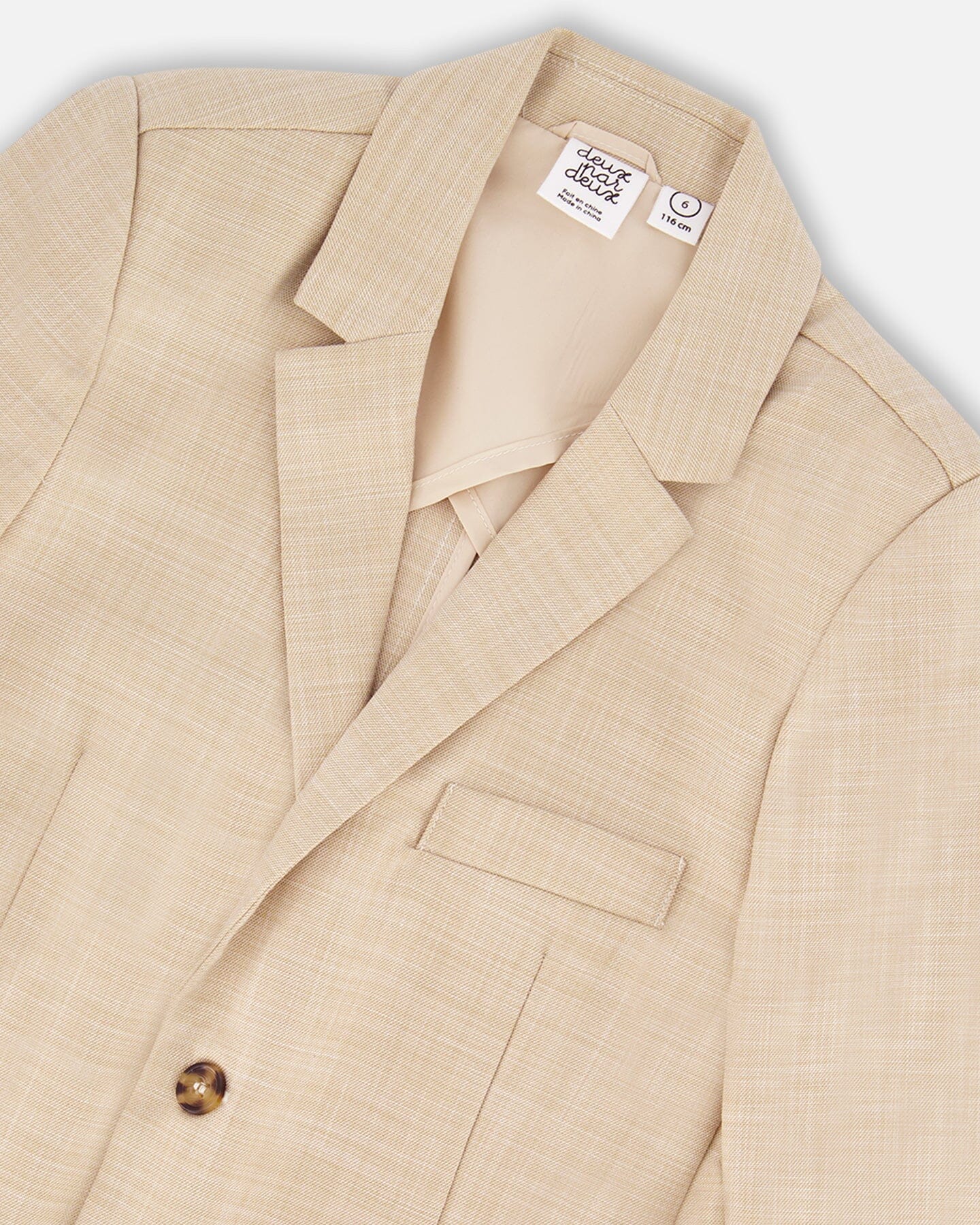 Two Button Blazer Light Taupe