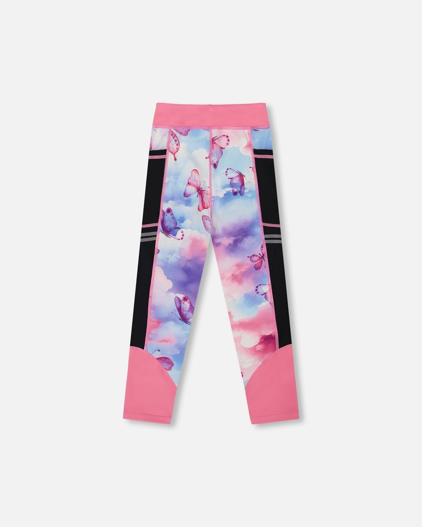 Printed Athletic Leggings Pink, Blue And Butterflies