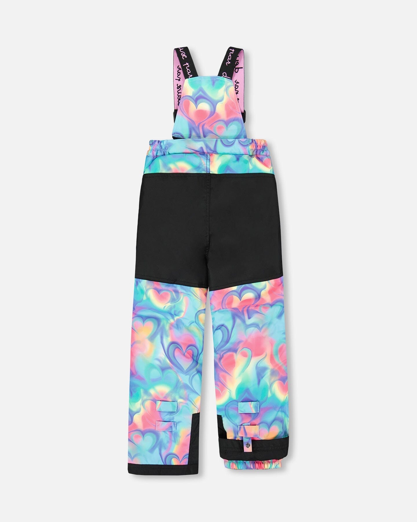 Two-Piece Play Snowsuit Rainbow Heart Print