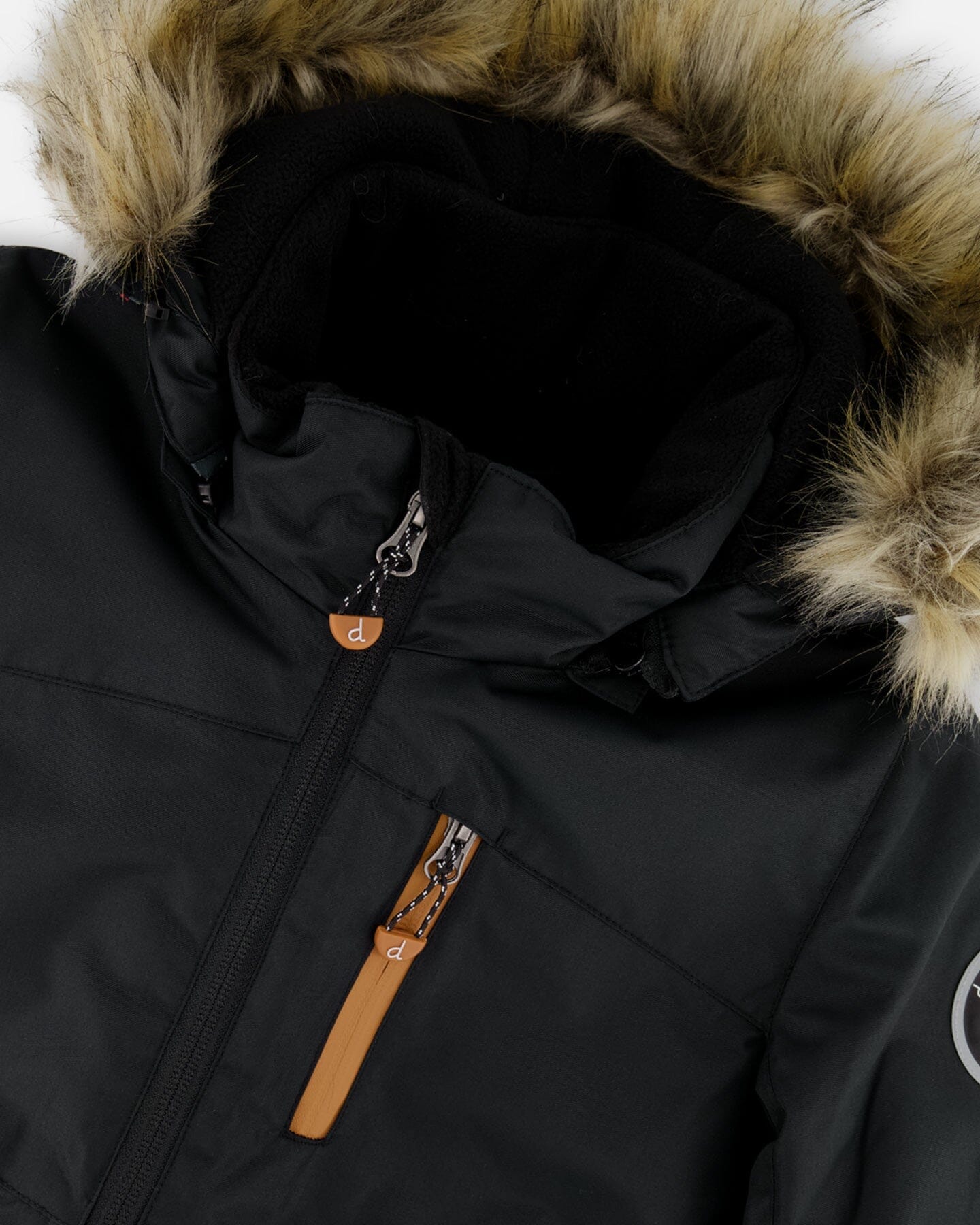 Two-Piece Play Snowsuit With Contrast Jacket Brown Sugar