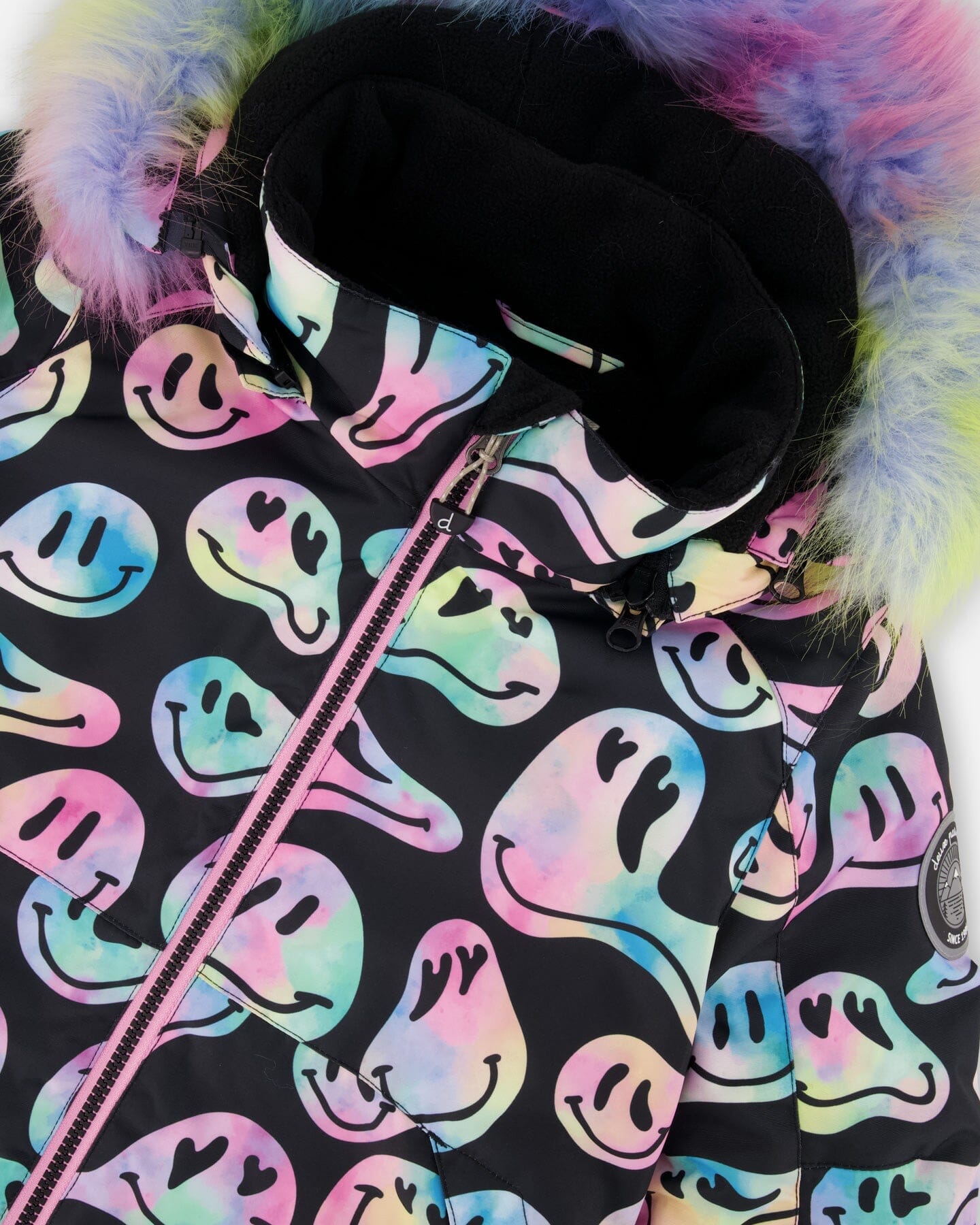 Two-Piece Play Snowsuit With Printed Jacket Pink