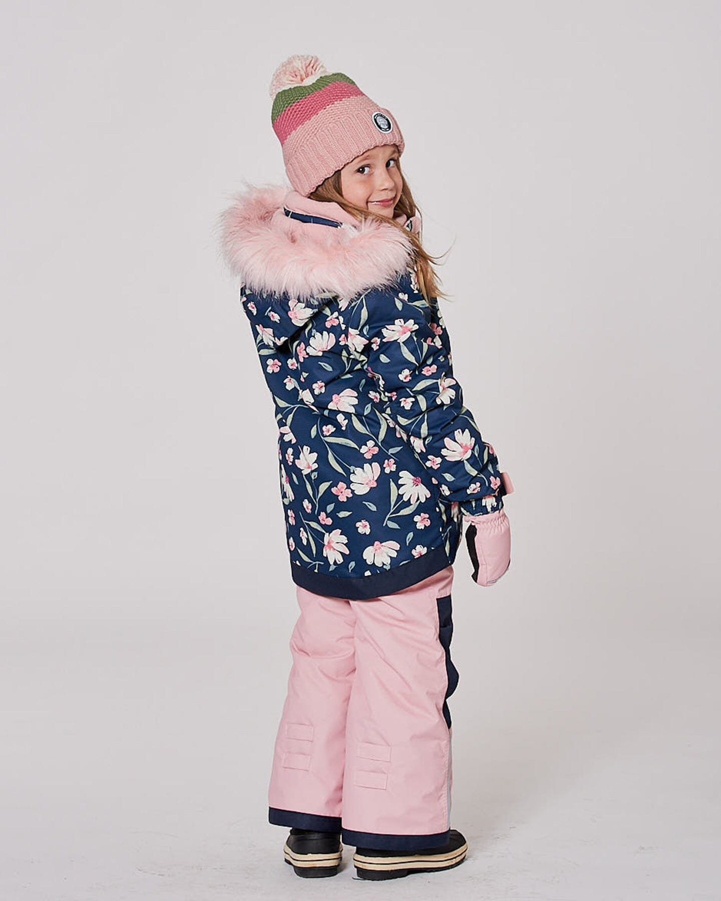 Two-Piece Play Snowsuit Flower Print