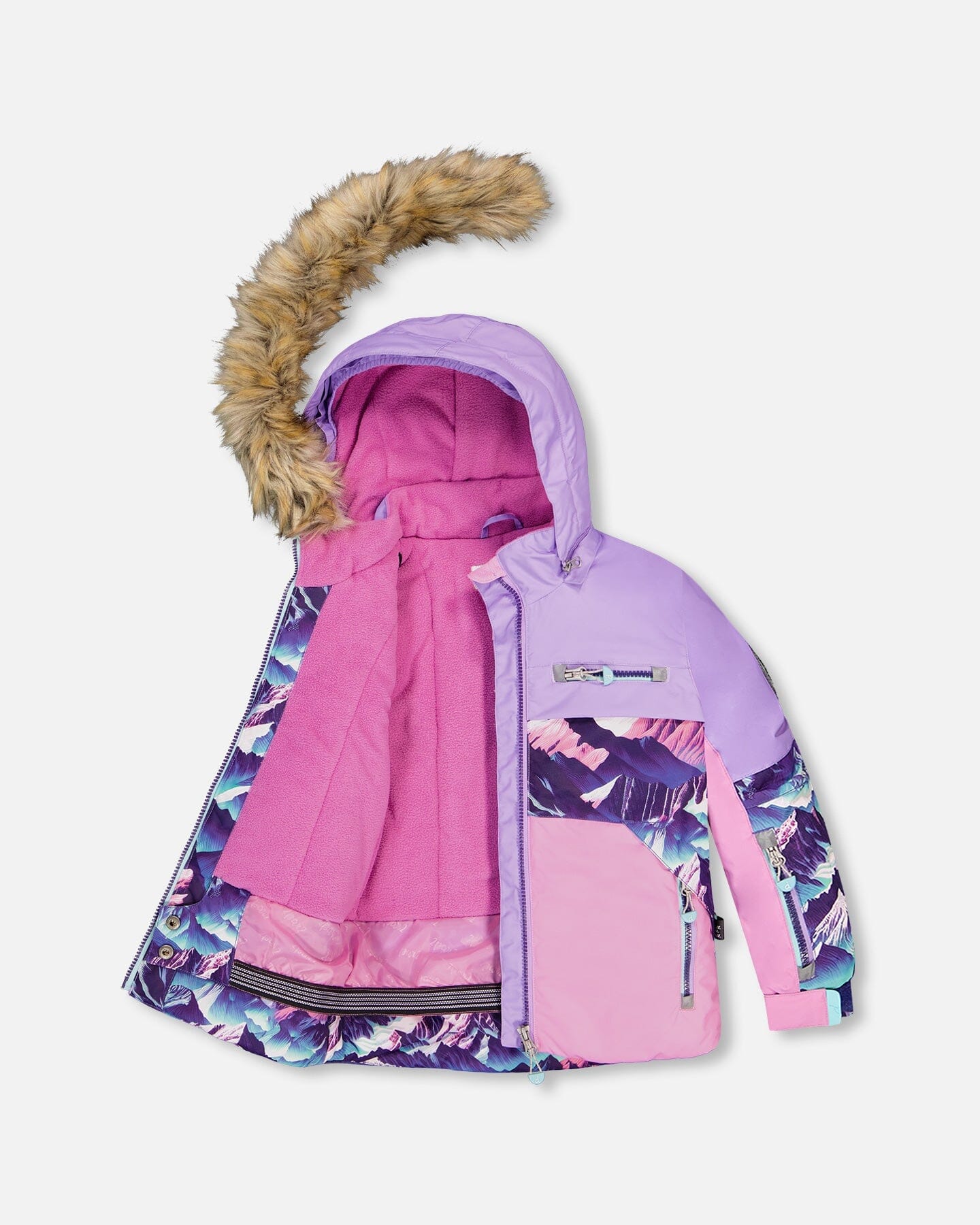 Two-Piece Play Snowsuit Dark Purple