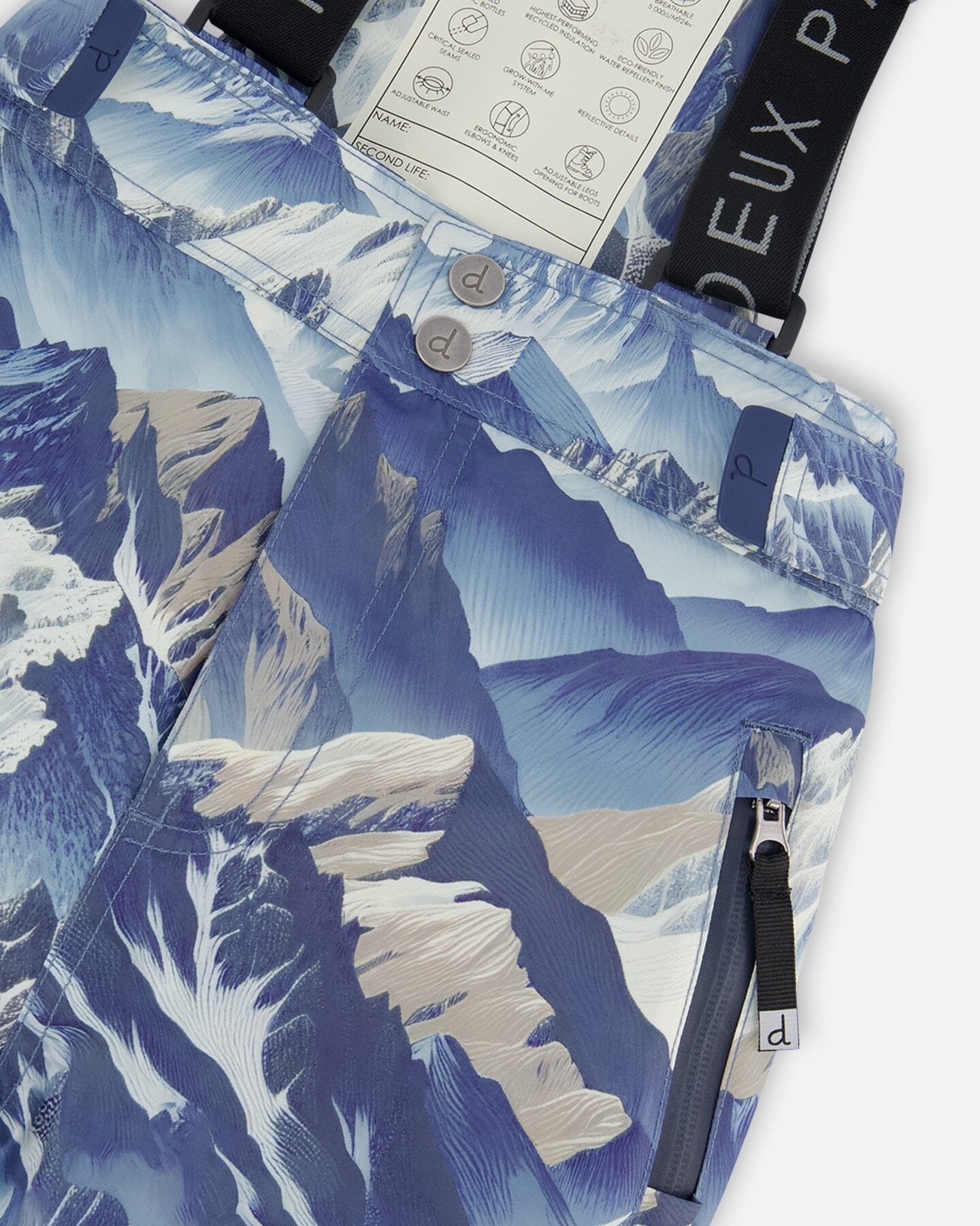 Two-Piece Teknik Snowsuit Blue Mountains