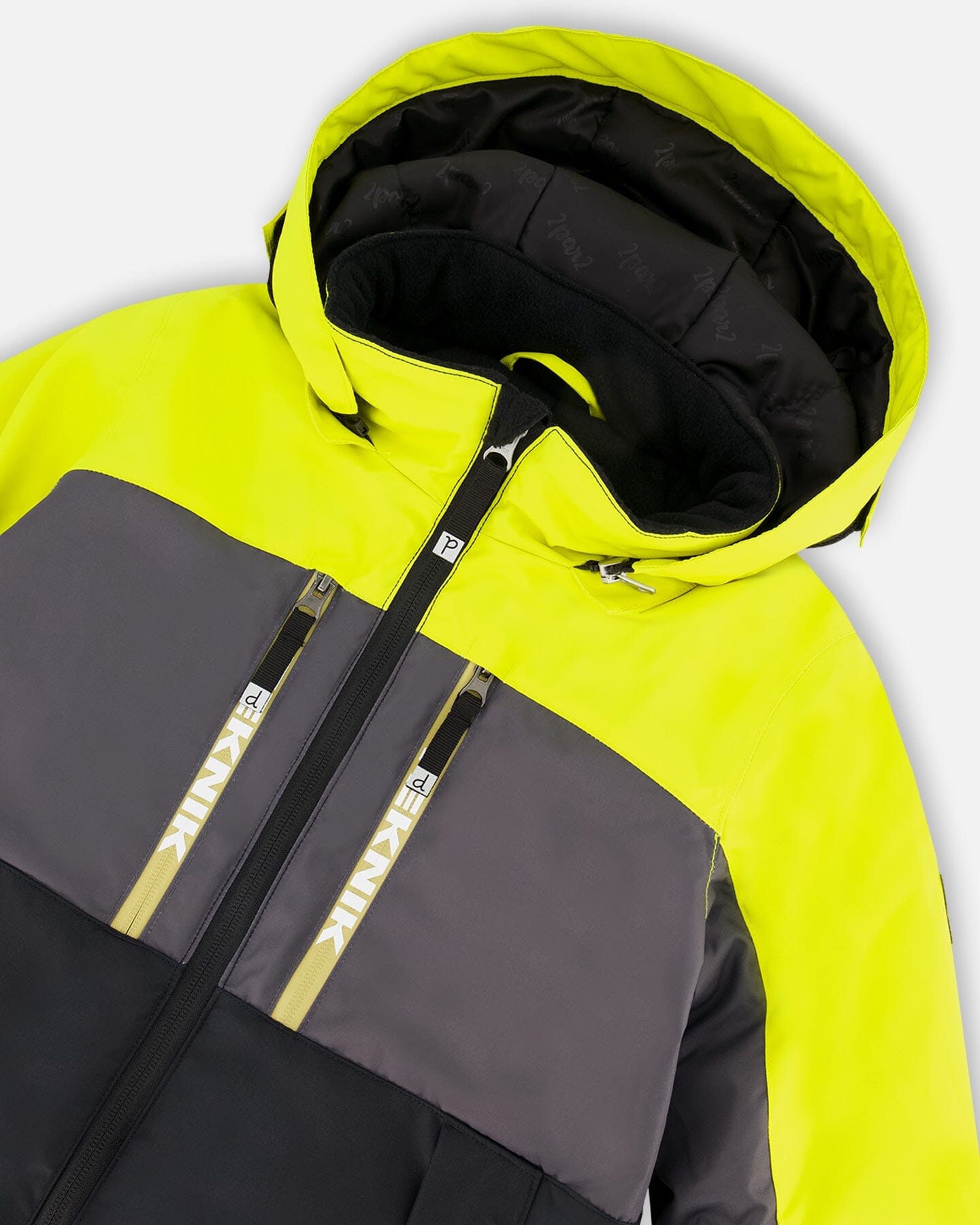 Two-Piece Teknik Snowsuit Colorblocked Light Khaki Green