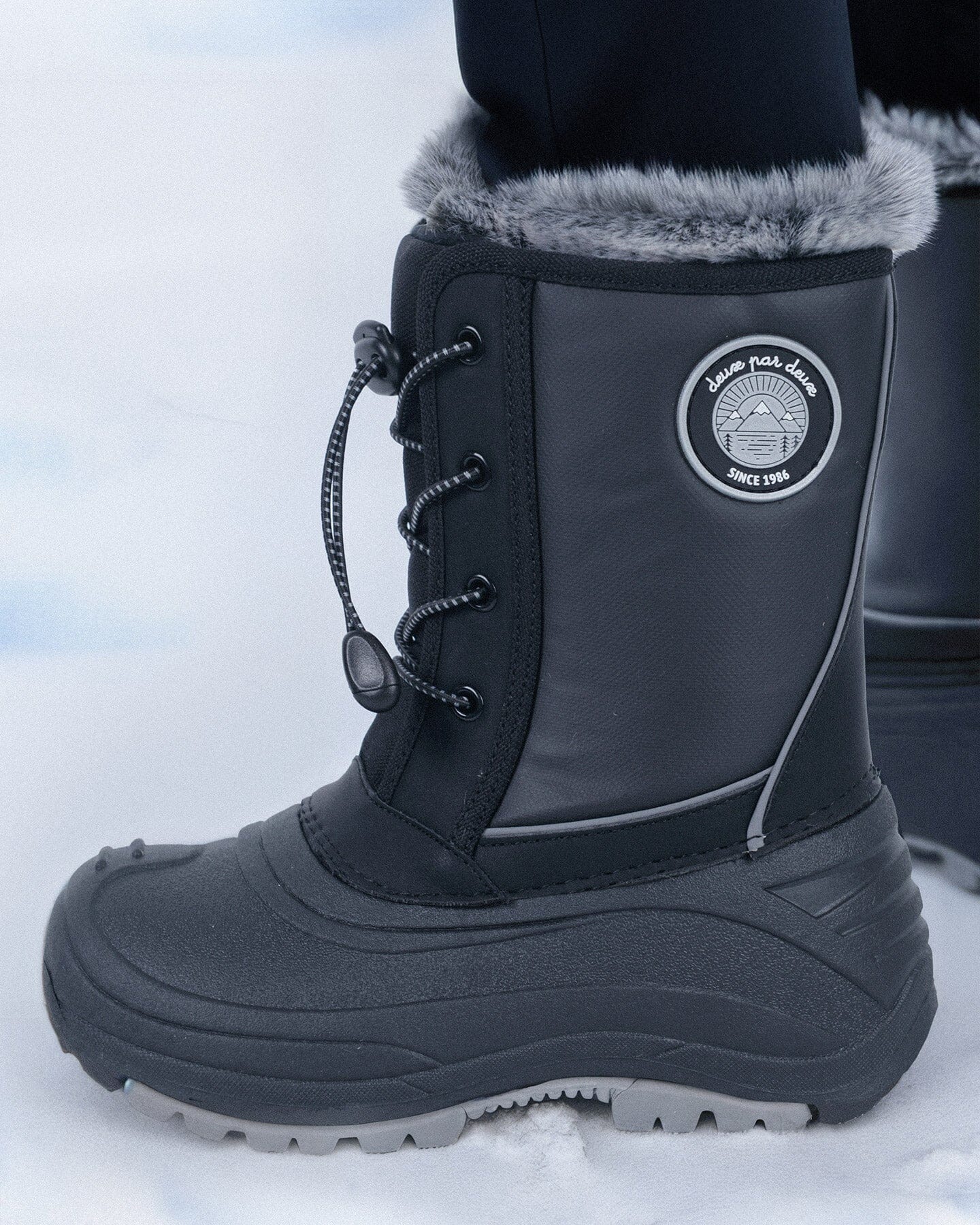 Winter Boots Black With Removable Liner