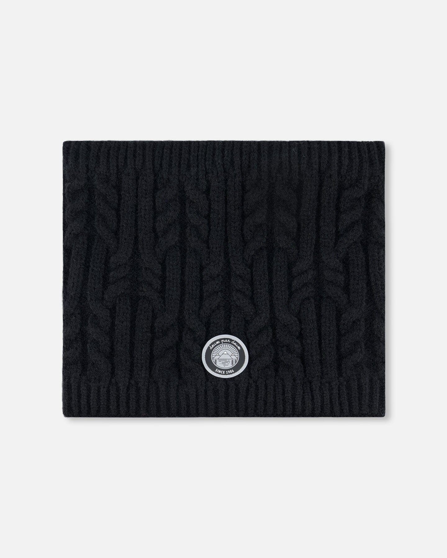 Lined Winter Neckwarmer Black