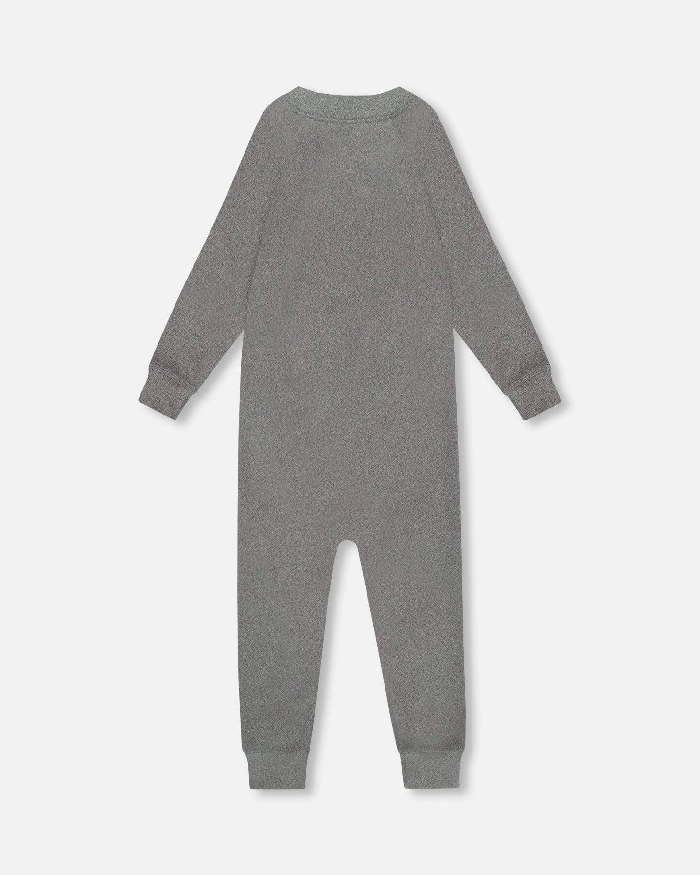 One-Piece Thermal Underwear Dark Heather Gray