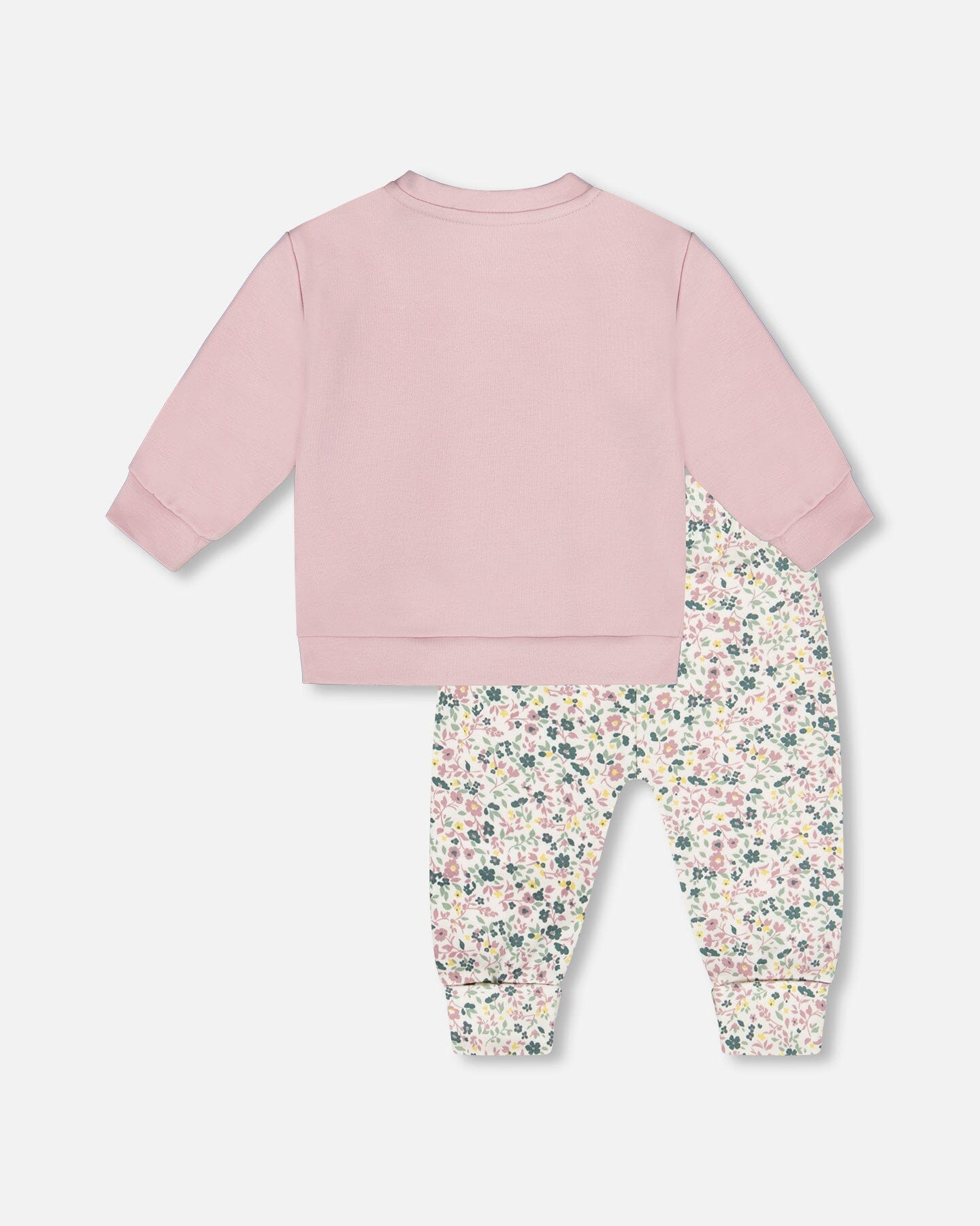 Organic Cotton Evolutive Pant And Long Sleeve Top Set Neutral Purple