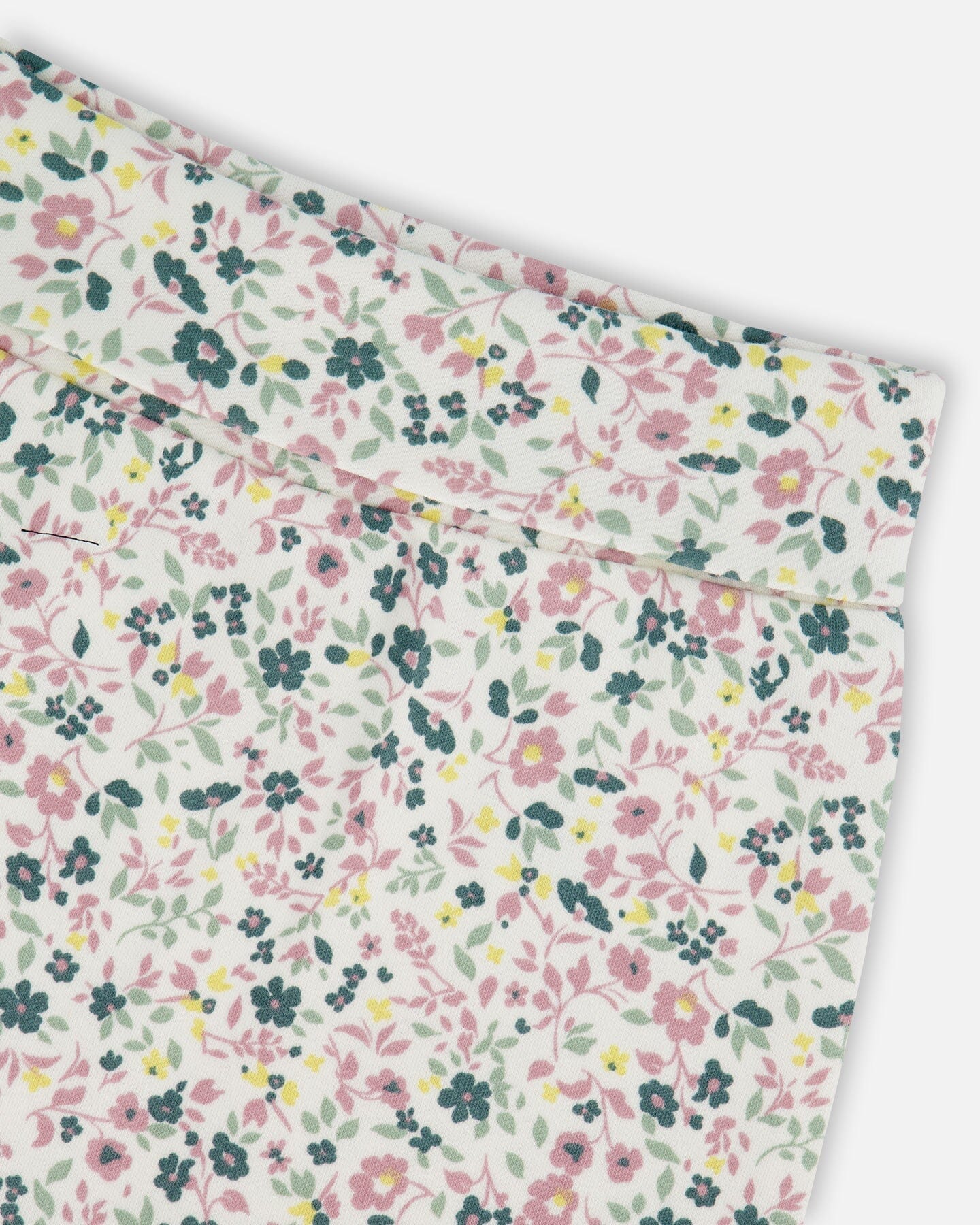 Organic Cotton Evolutive Pant Off-White Floral