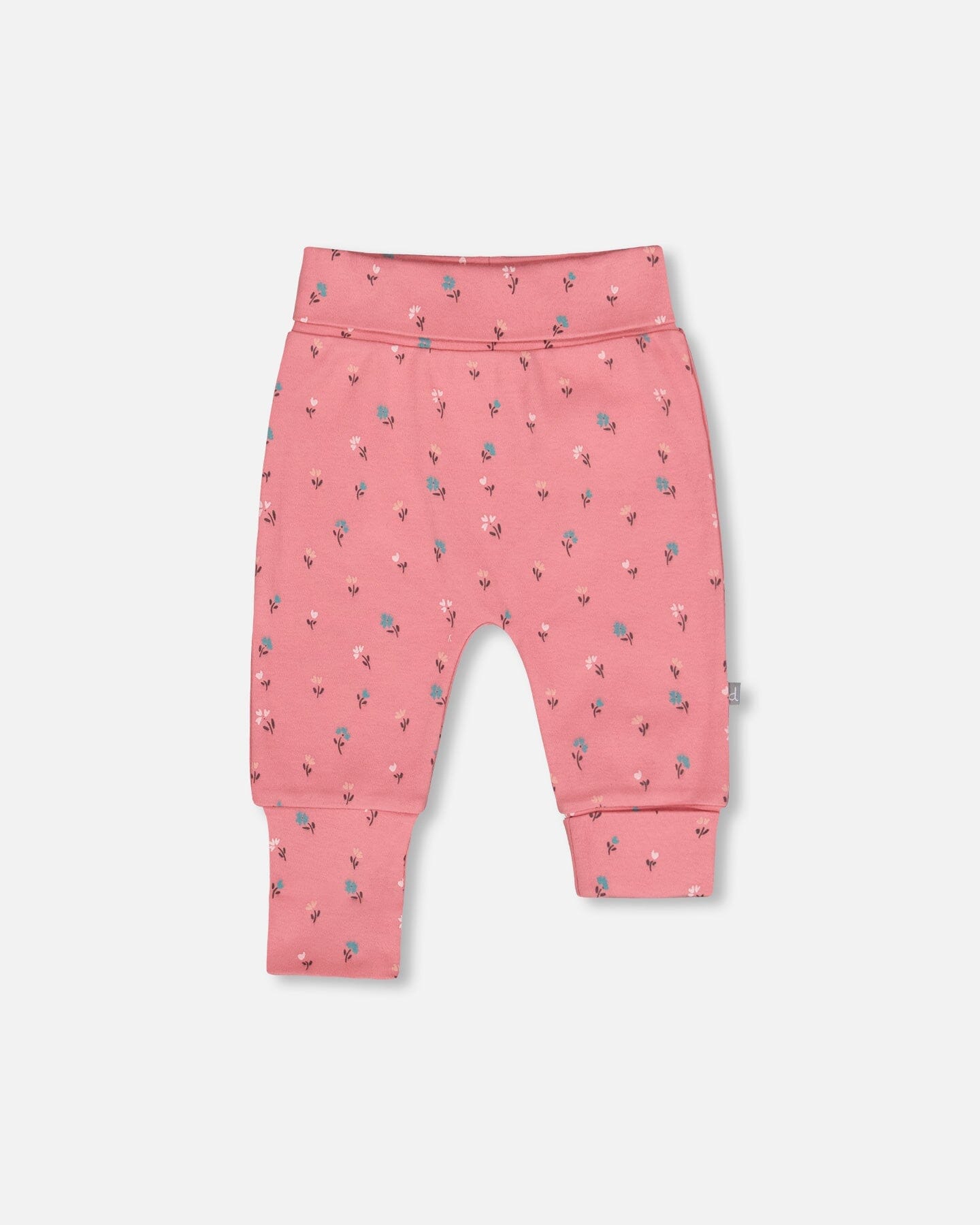 Organic Cotton Evolutive Pant Pink Floral