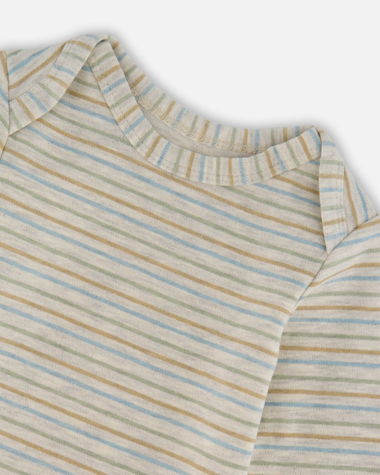 Organic Cotton Onesie With Overalls Set Beige Printed Dogs