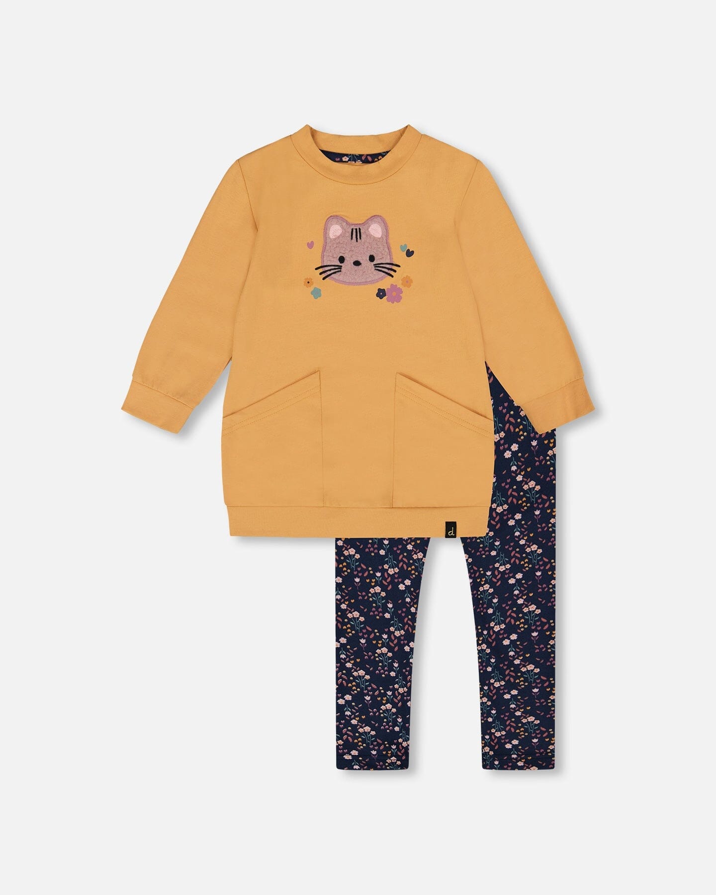 Tunic And Leggings Set Golden Brown