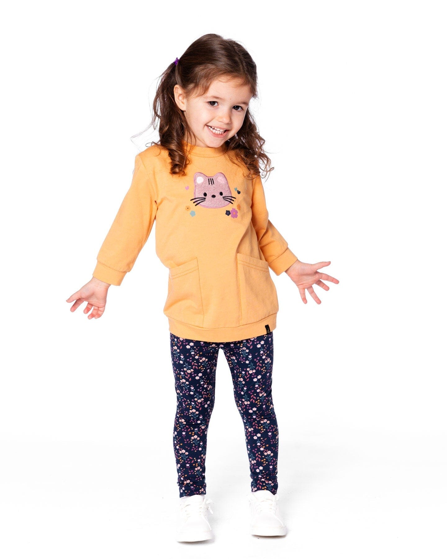 Tunic And Leggings Set Golden Brown