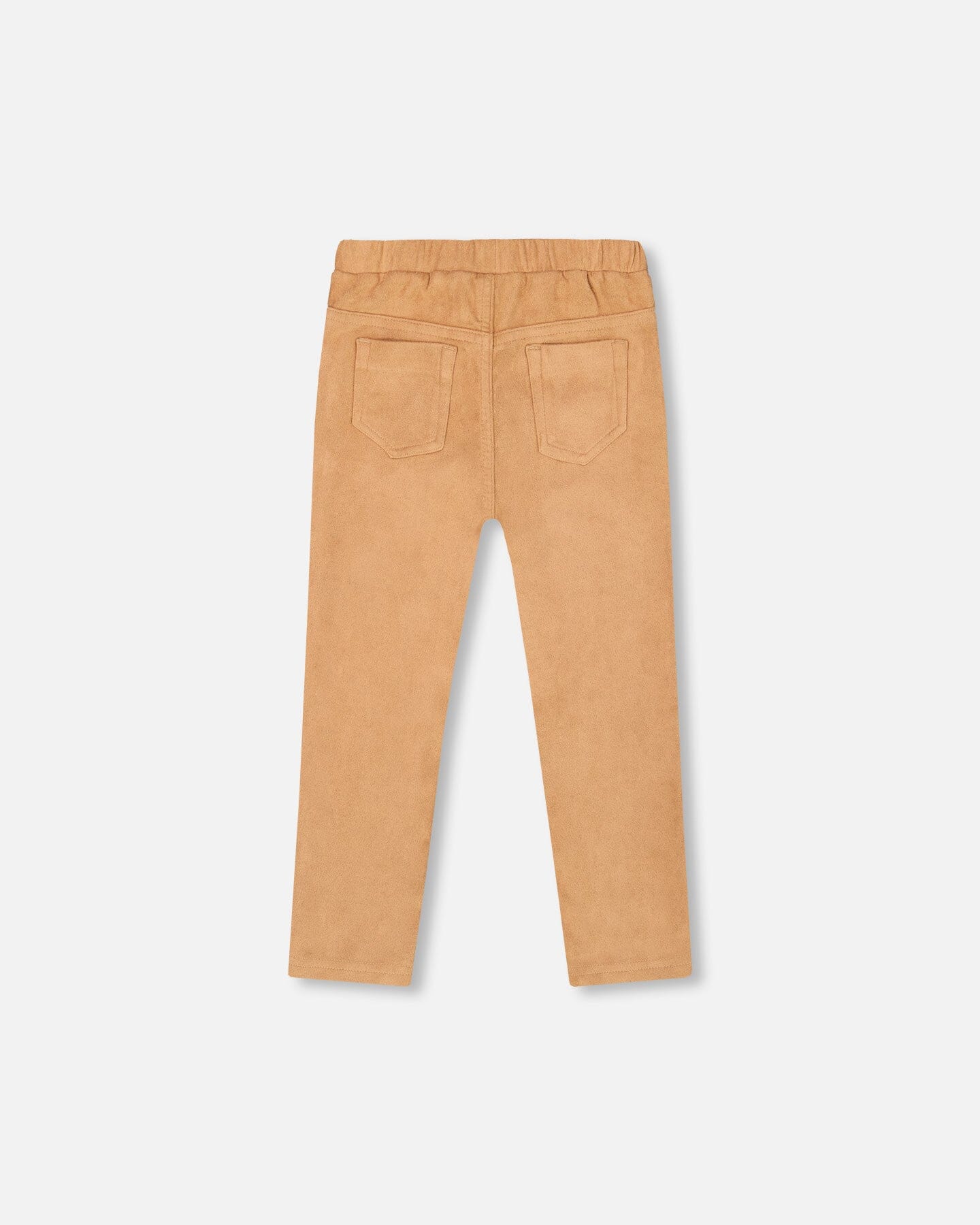 Stretch Suede Treggings Light Pecan Brown