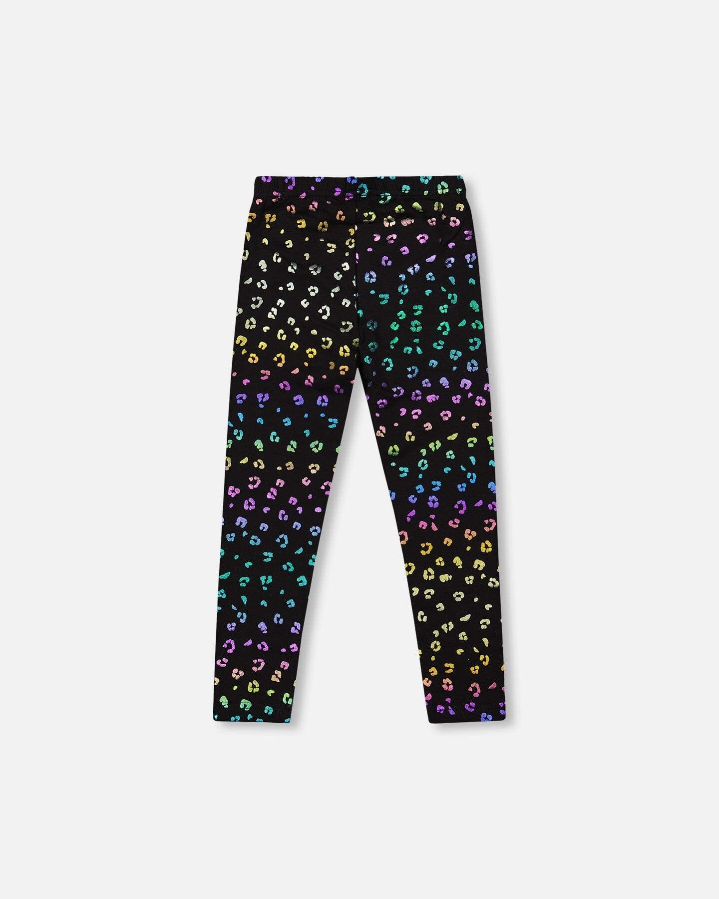 Stretch Jersey Leggings Multicolor Leopard Print
