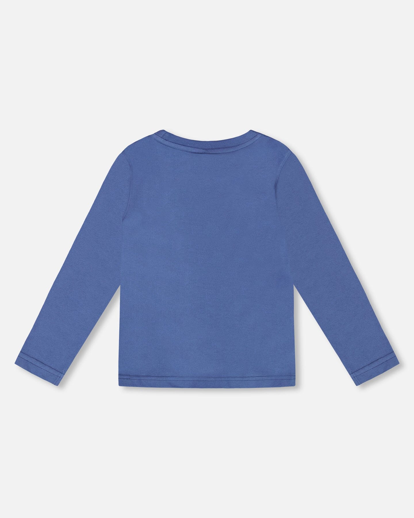 Organic Cotton Long Sleeve T-Shirt Blue