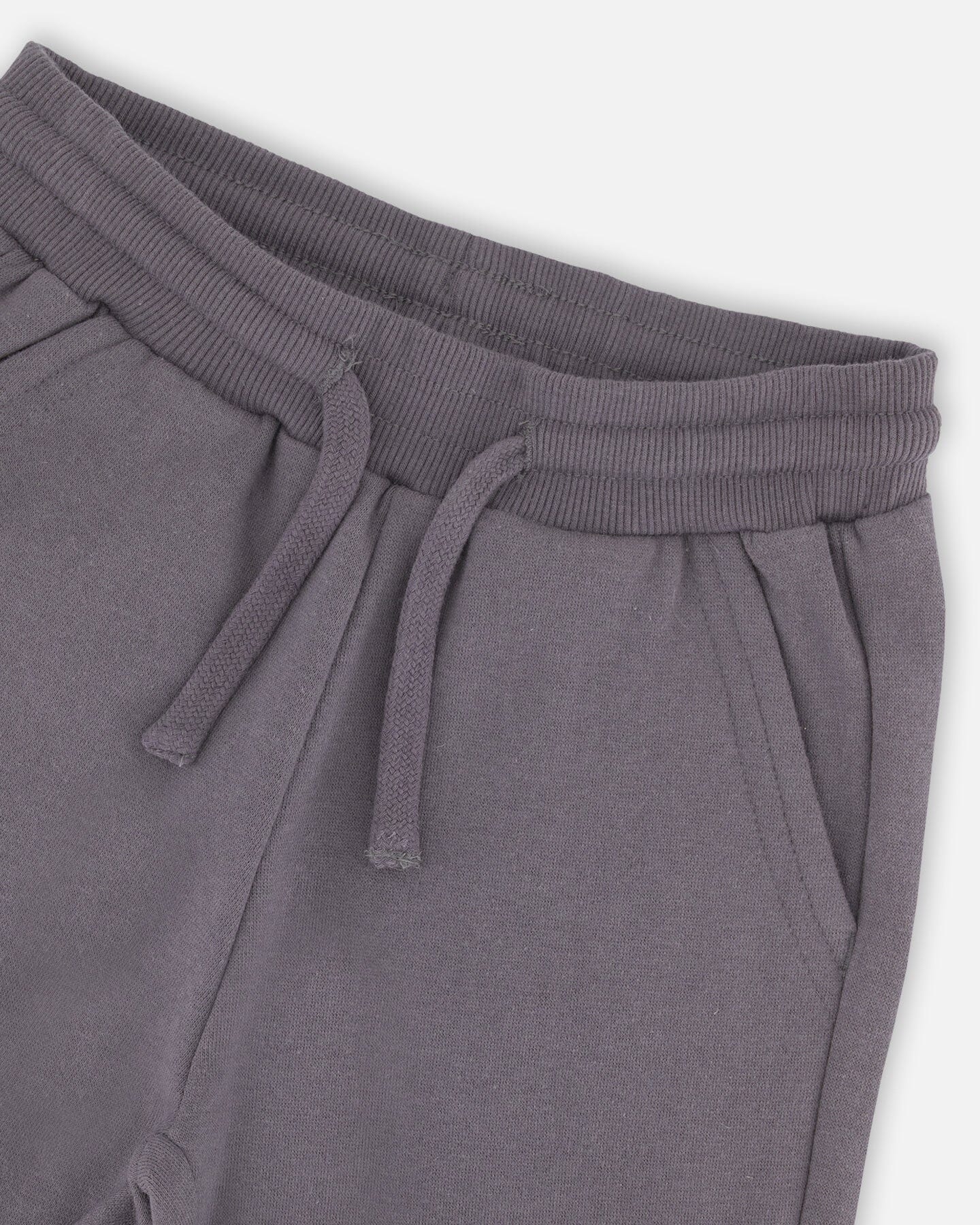 Fleece Sweatpants With Pockets Dark Gray