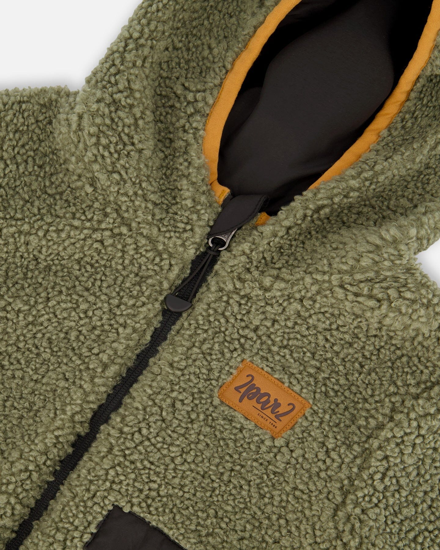 Reversible Mid-Season Sherpa Jacket Khaki